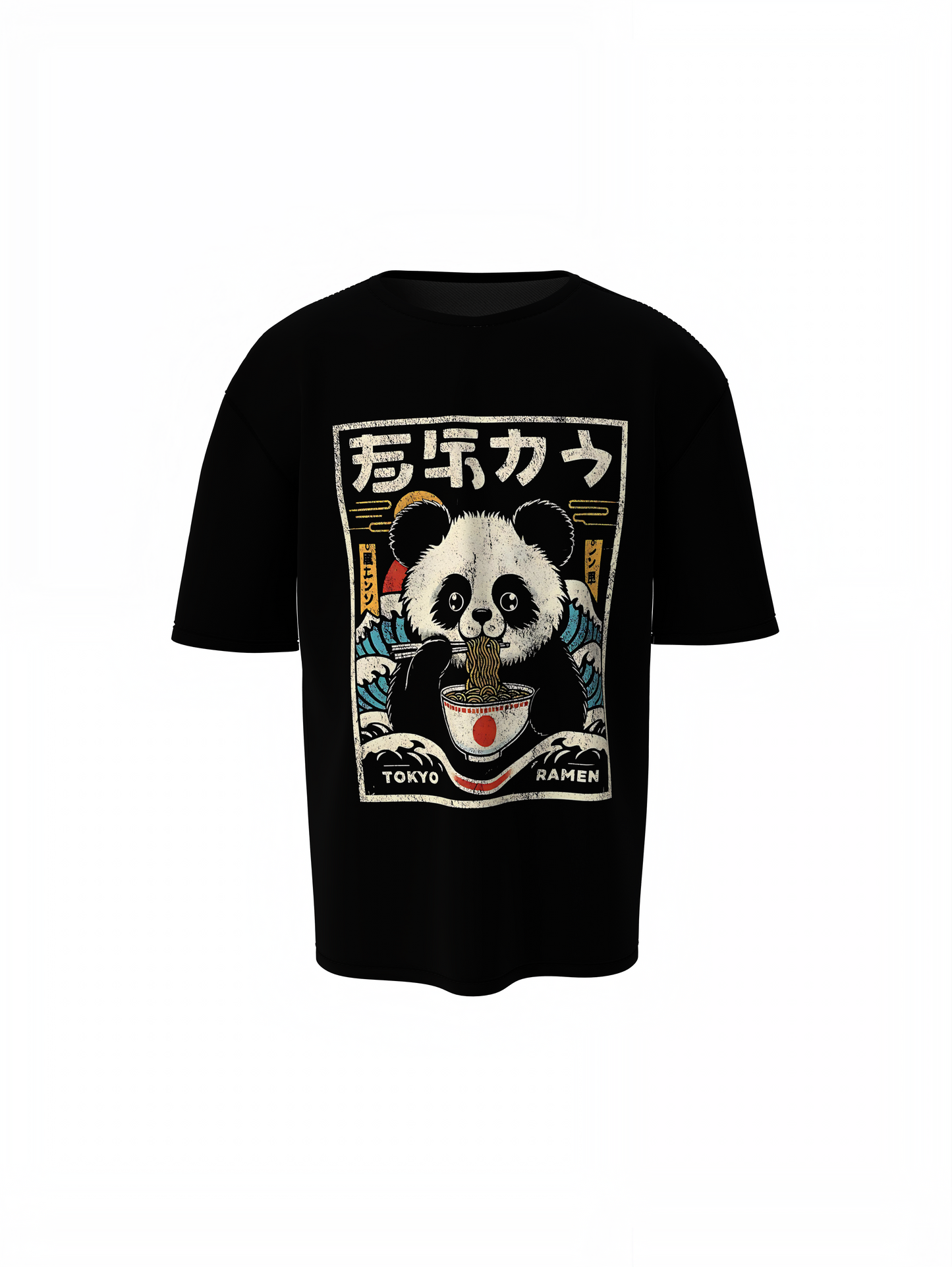 Tokyo Ramen Oversized T-Shirt Japanese Streetwear Graphic Tee