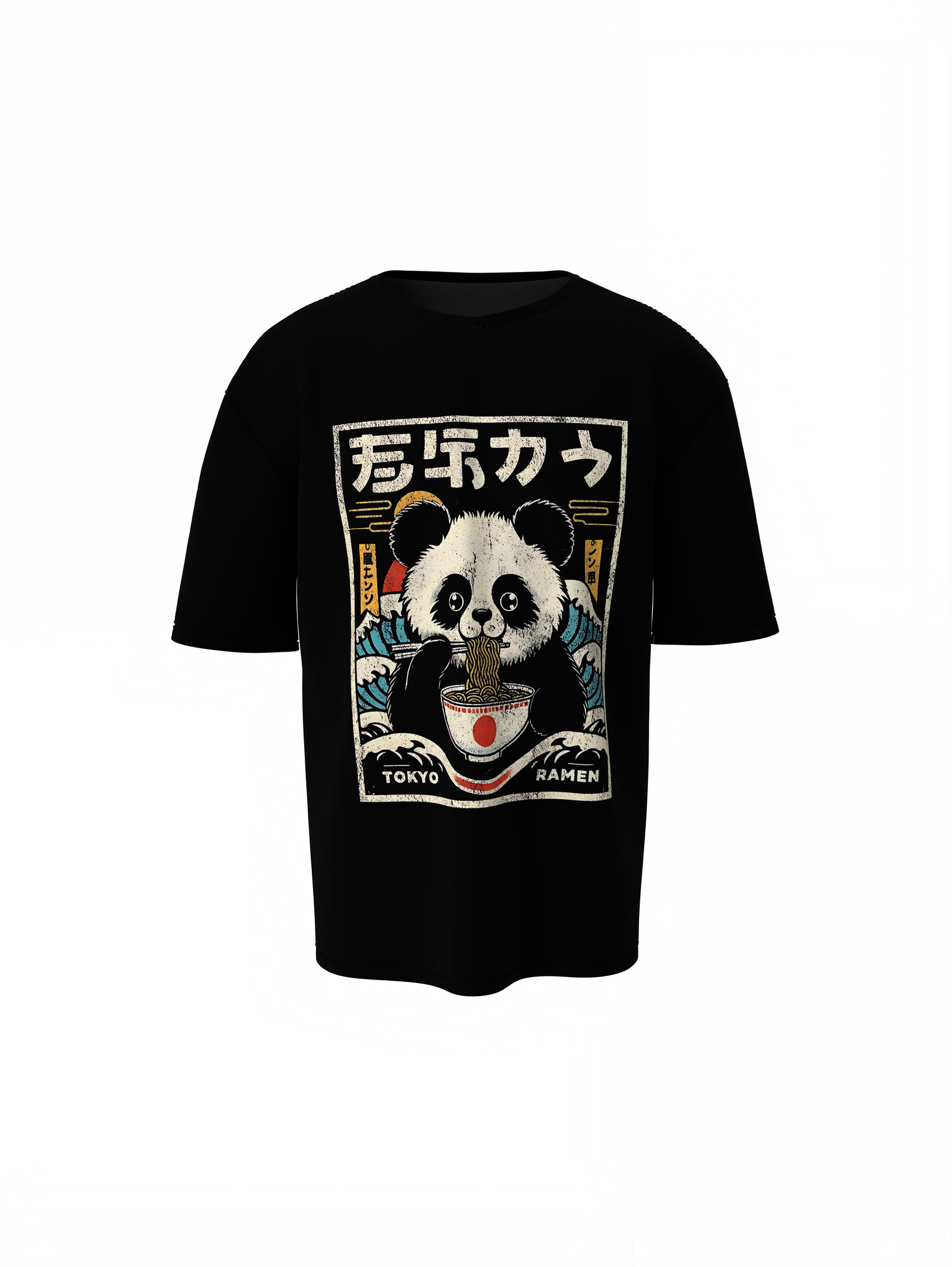 Tokyo Ramen Oversized T-Shirt Japanese Streetwear Graphic Tee