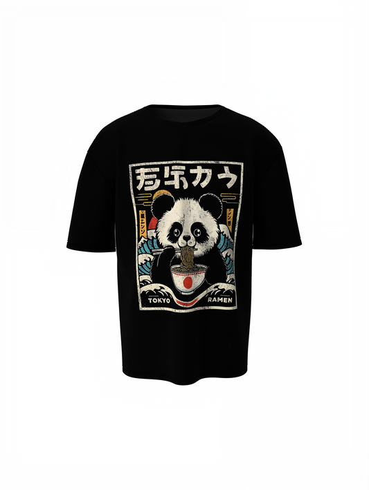 Tokyo Ramen Oversized T-Shirt Japanese Streetwear Graphic Tee