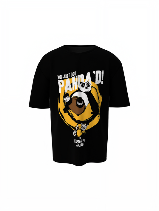 Kung Fu Panda Oversized T-Shirt Stylish Casual Graphic Wear