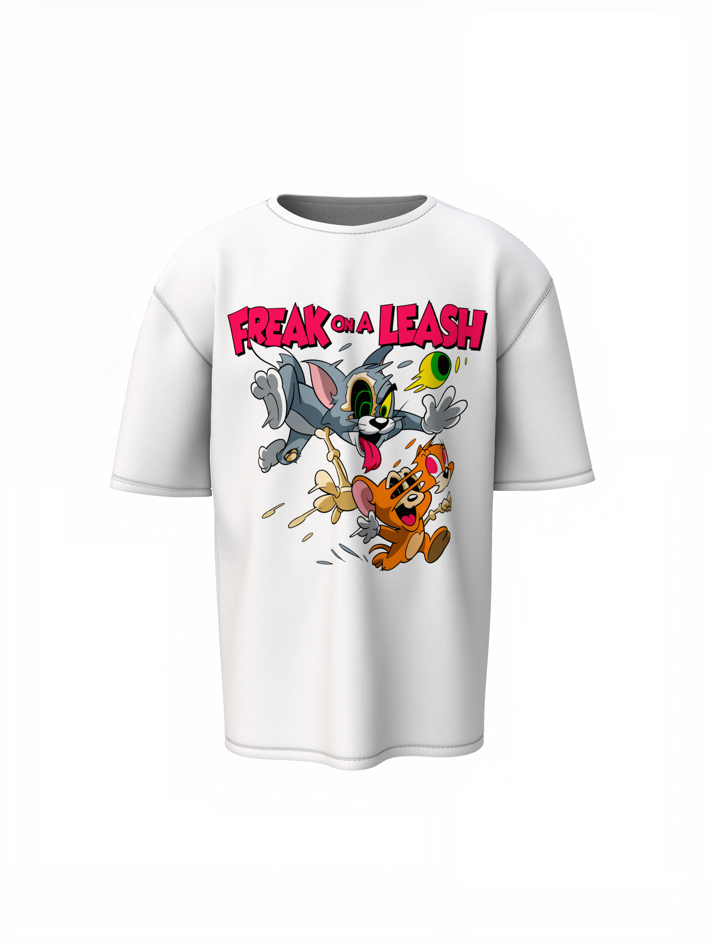 Freak On A Leash Oversized T-Shirts – Bold Streetwear Tee