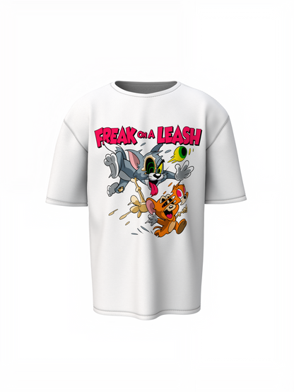 Freak On A Leash Oversized T-Shirts – Bold Streetwear Tee