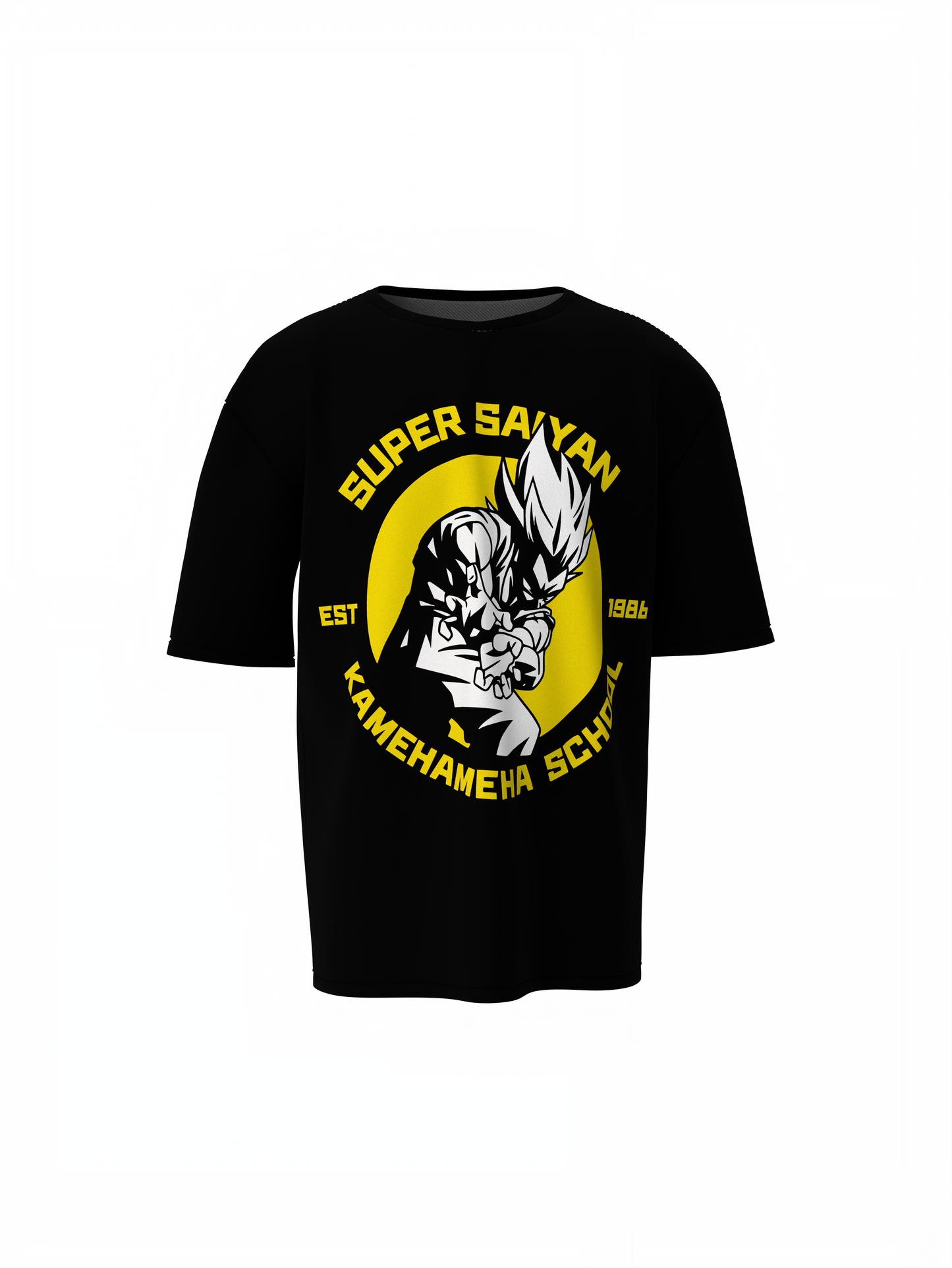 Super Saiyan Oversized T-Shirt Bold Anime Streetwear Styles