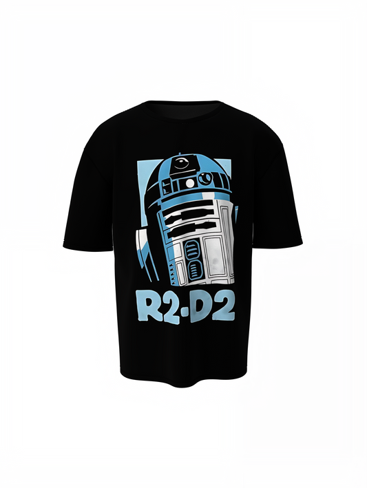 R2-D2 Oversized Stylish Graphic T-Shirt Streetwear Style
