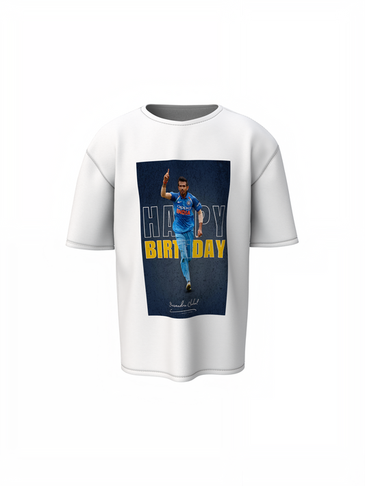 Happy Birthday Chahal Oversized T-Shirt