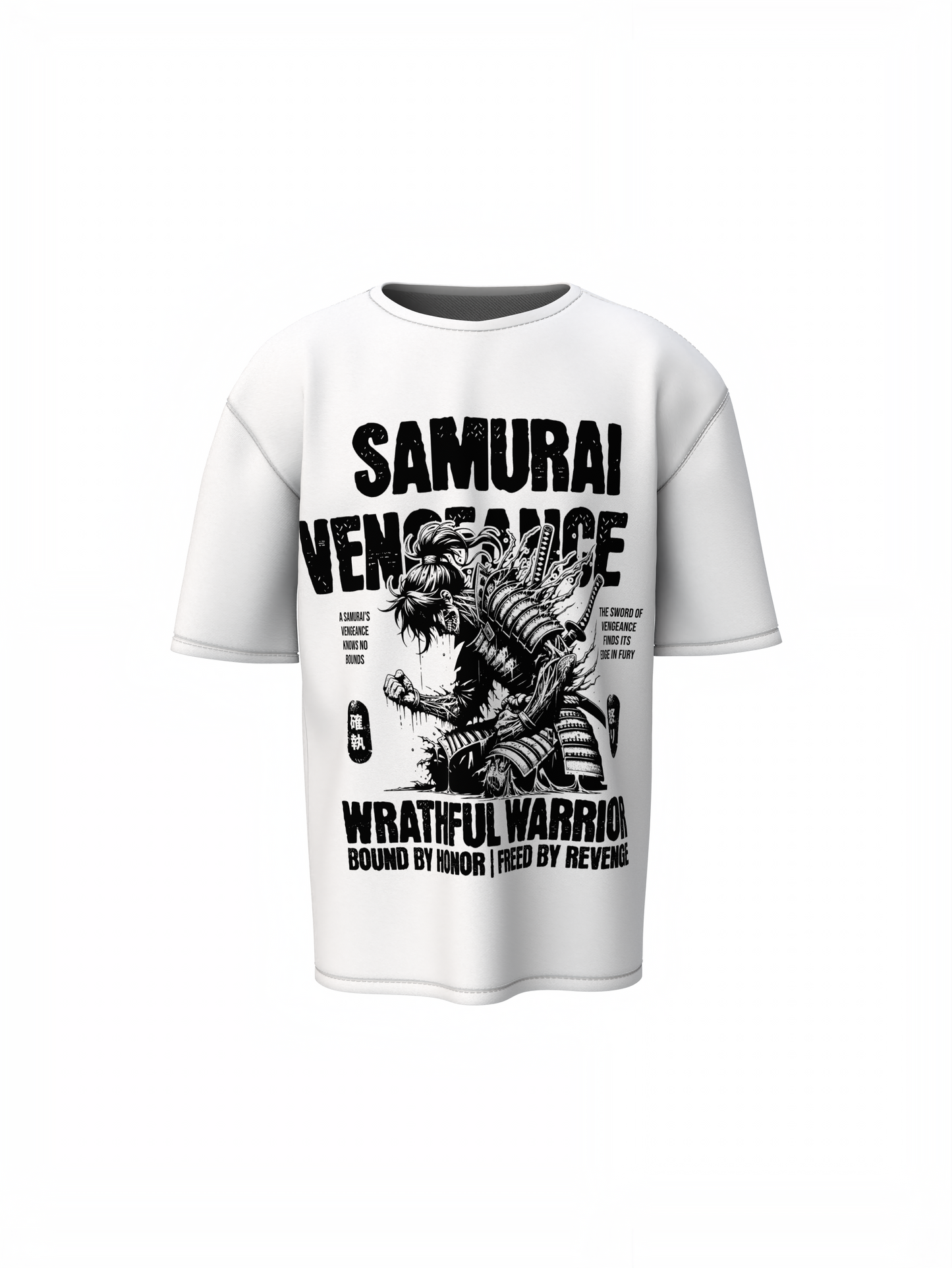 Samurai Warrior Oversized T-Shirt for Bold Streetwear Style