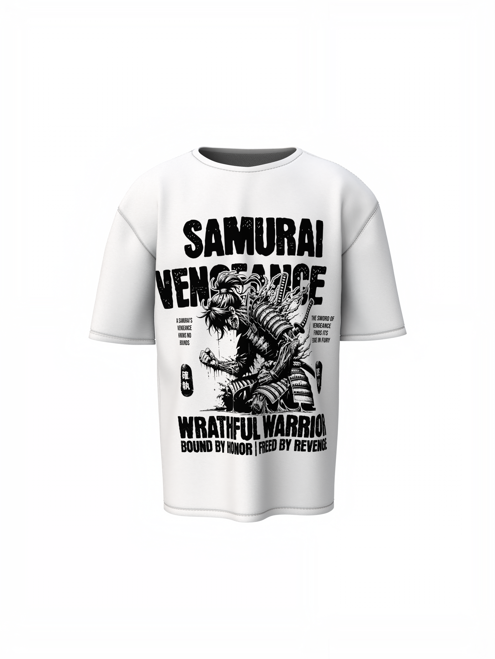 Samurai Warrior Oversized T-Shirt for Bold Streetwear Style