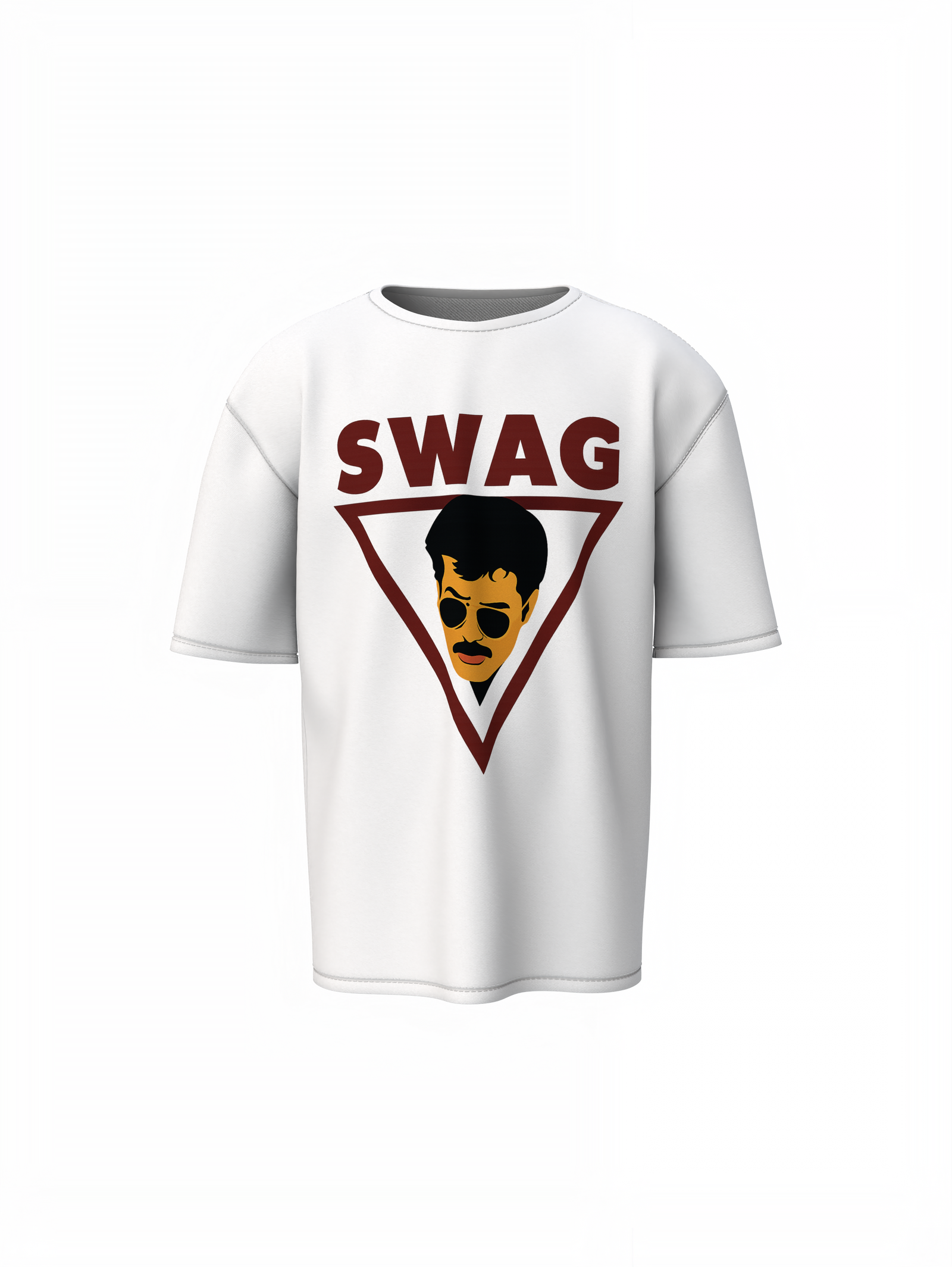 Kunjchan Swag Oversized T-Shirts Stylish Casual Graphic Wear