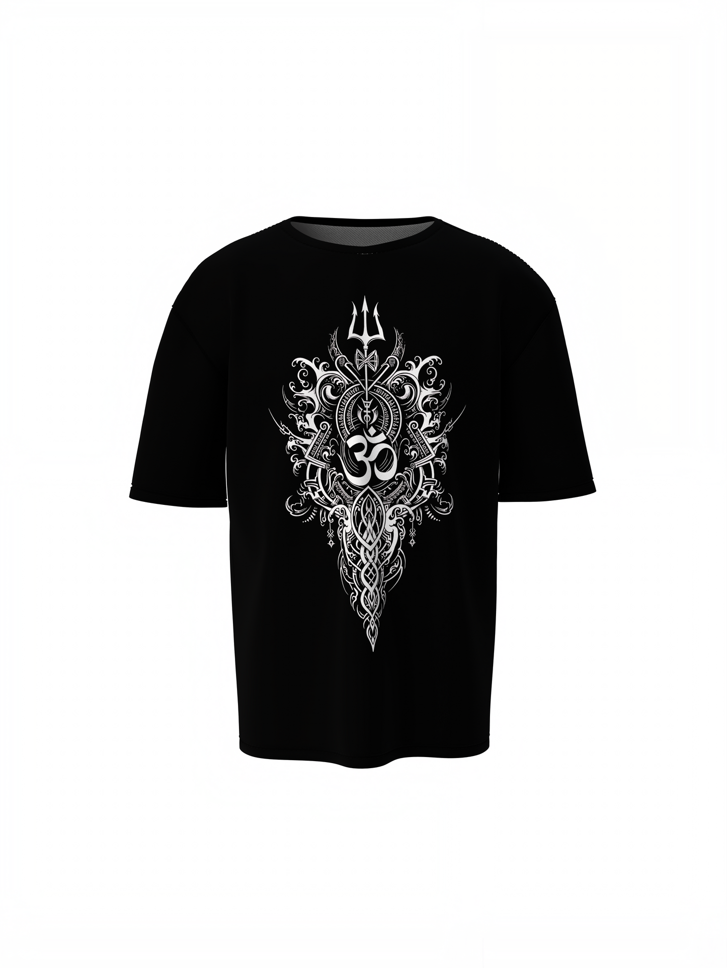 Om Mandala  Art Oversized T-Shirts