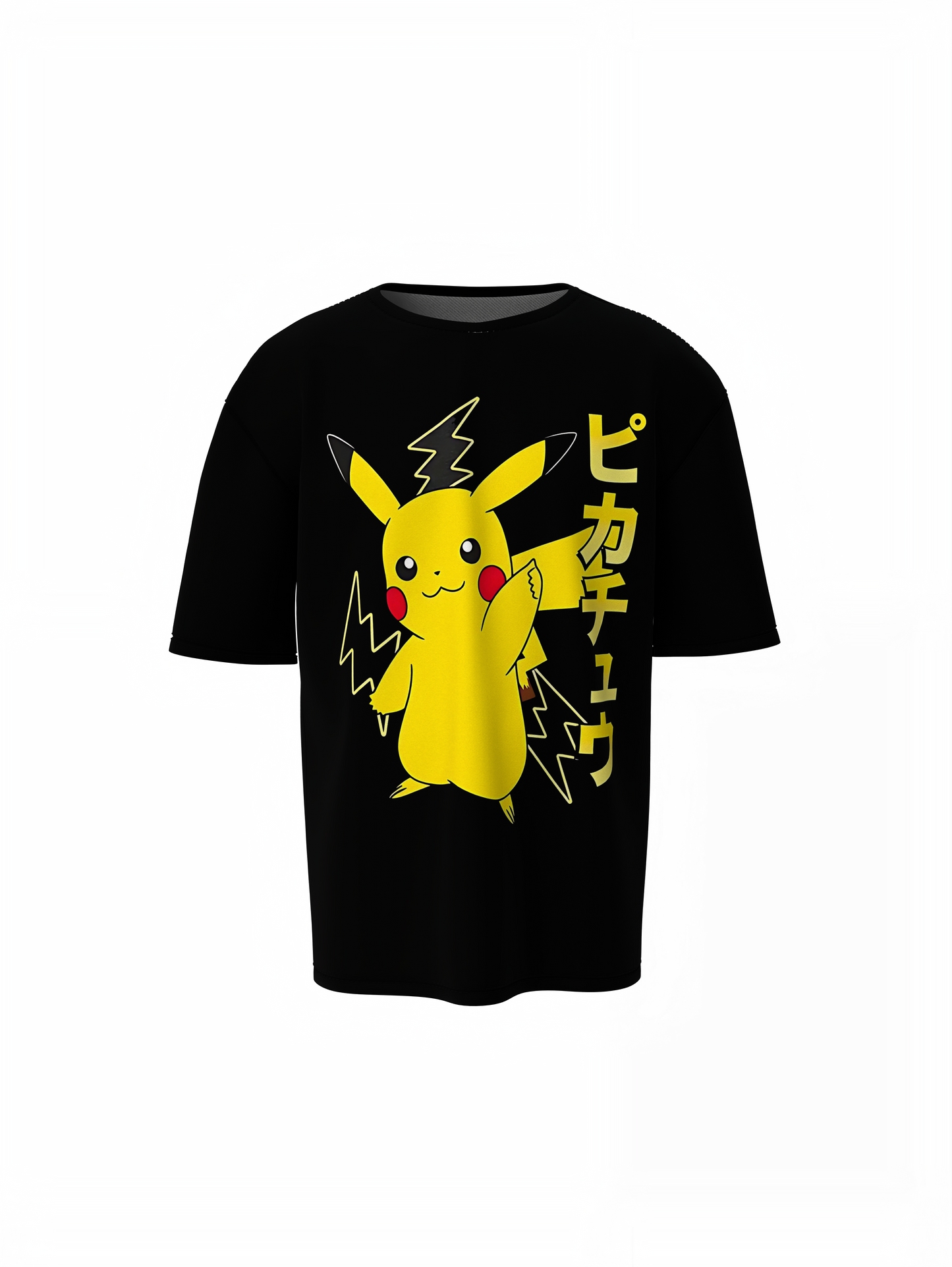 Pikachu Thunder Oversized T-Shirts