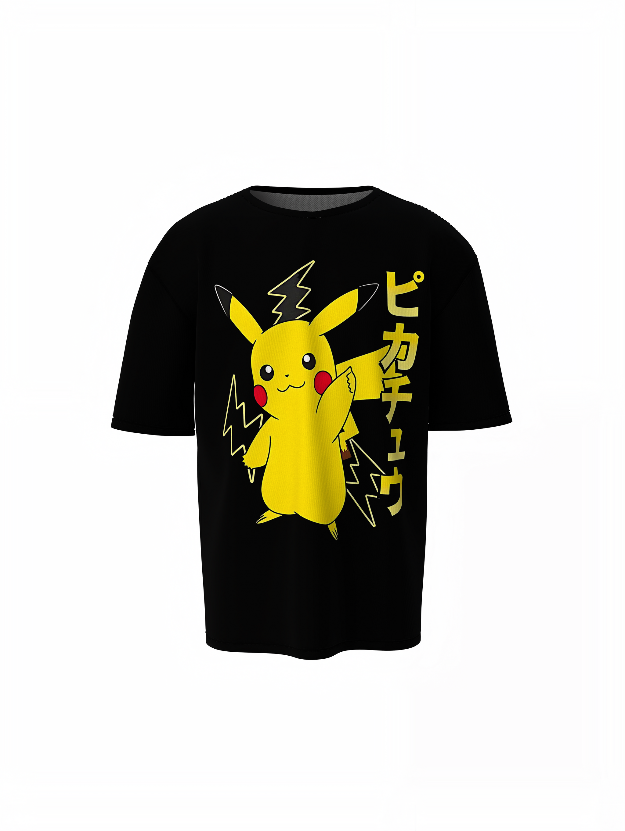 Pikachu Thunder Oversized T-Shirts