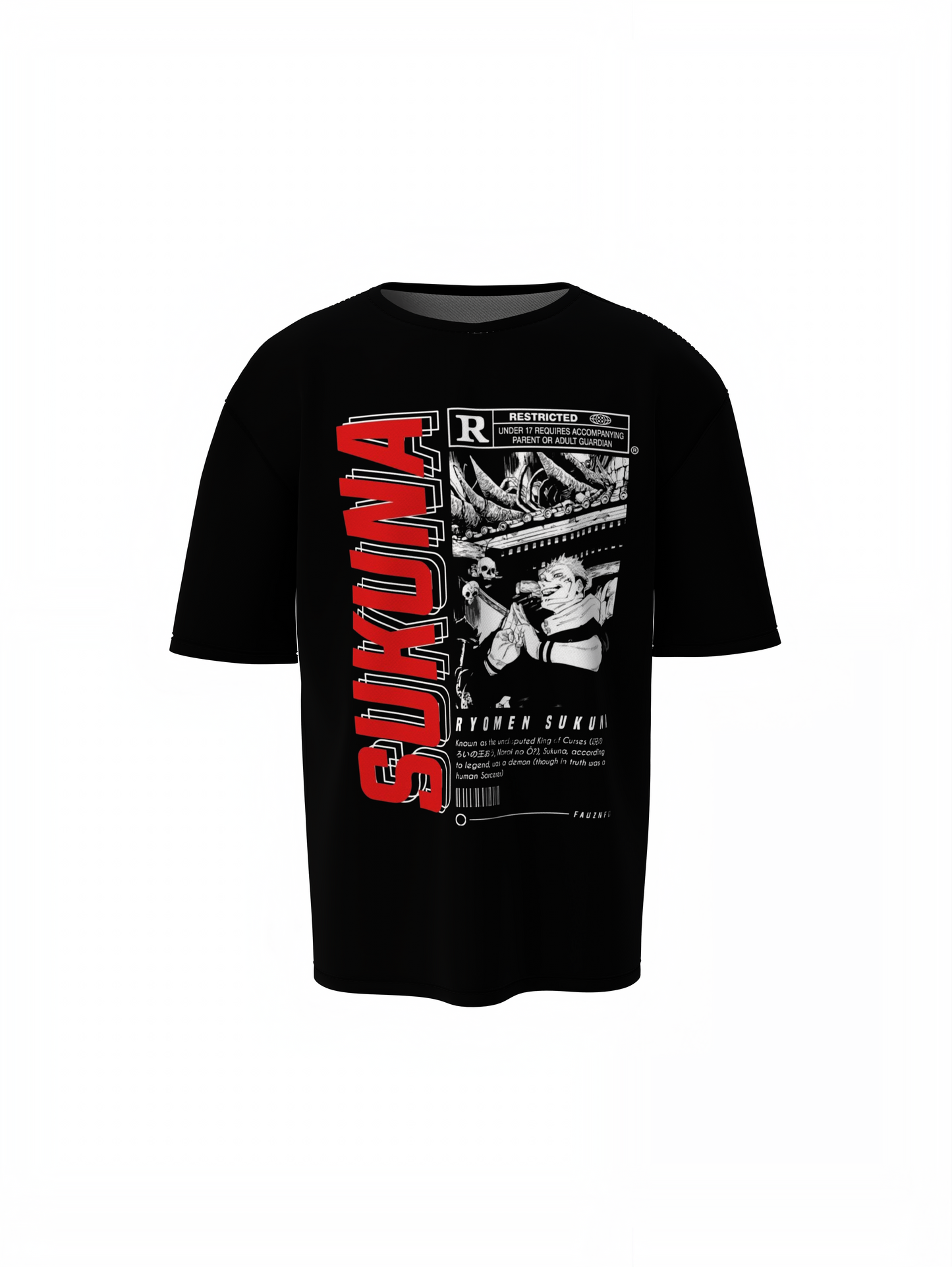 Ryomen Oversized T-Shirts for Anime Streetwear Styles Today