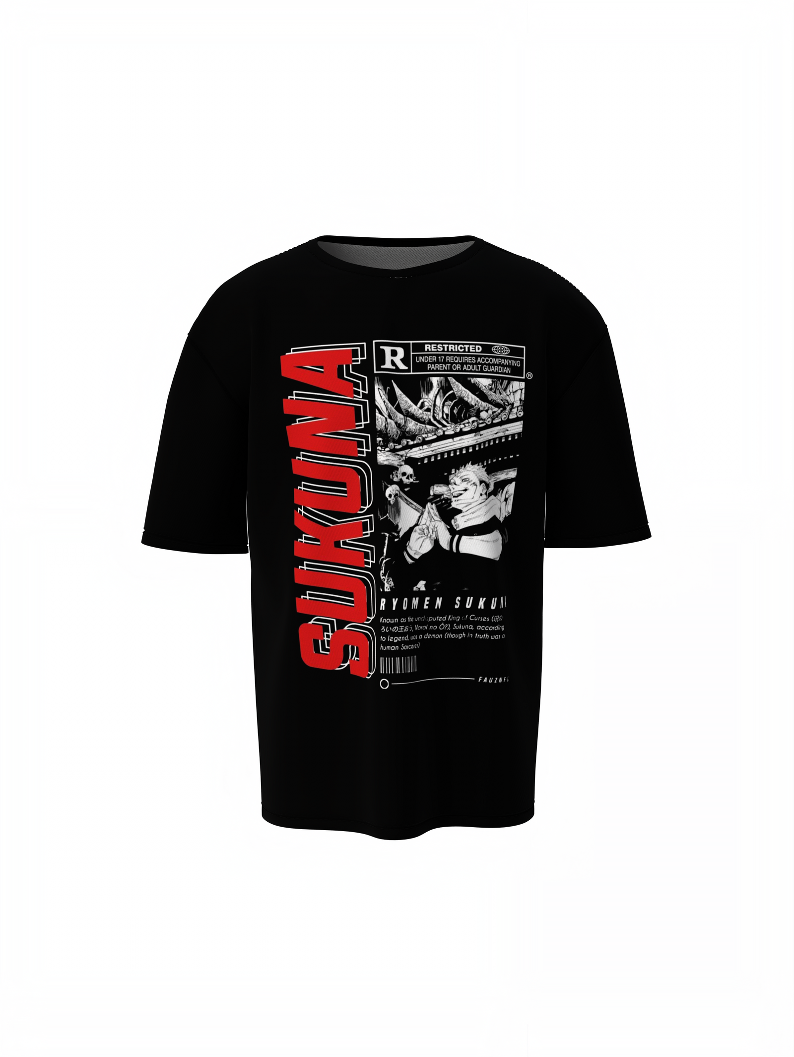 Ryomen Oversized T-Shirts for Anime Streetwear Styles Today