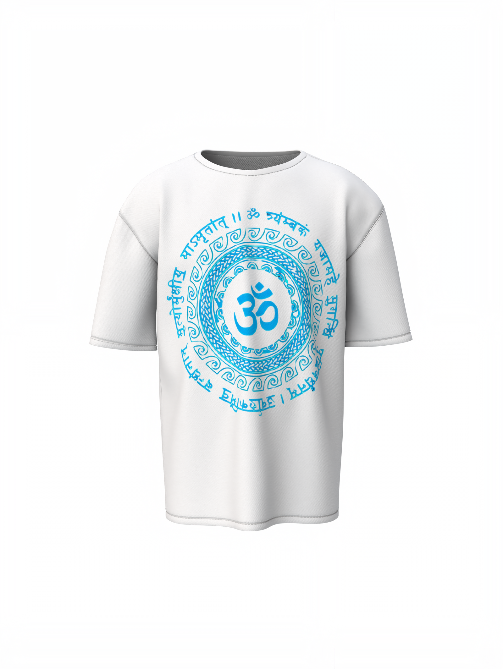 Om Spiritual Art Oversized T-Shirts