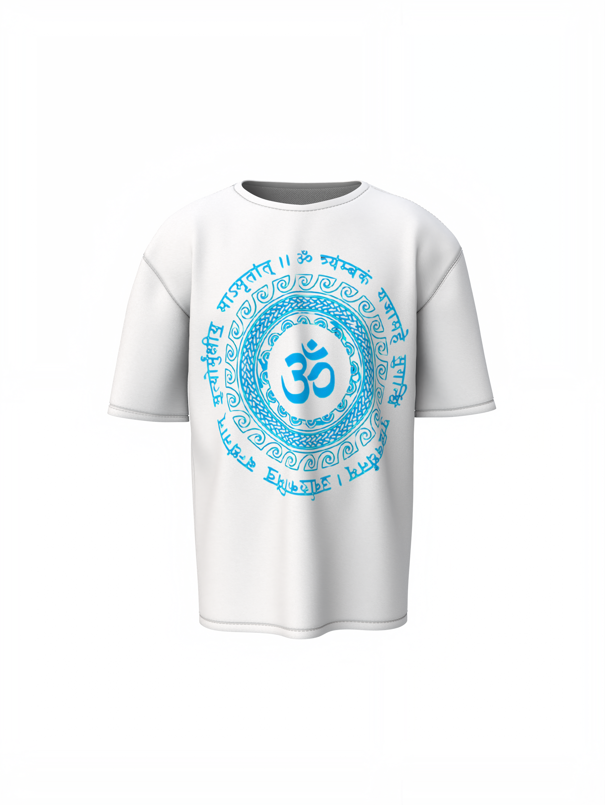 Om Spiritual Art Oversized T-Shirts