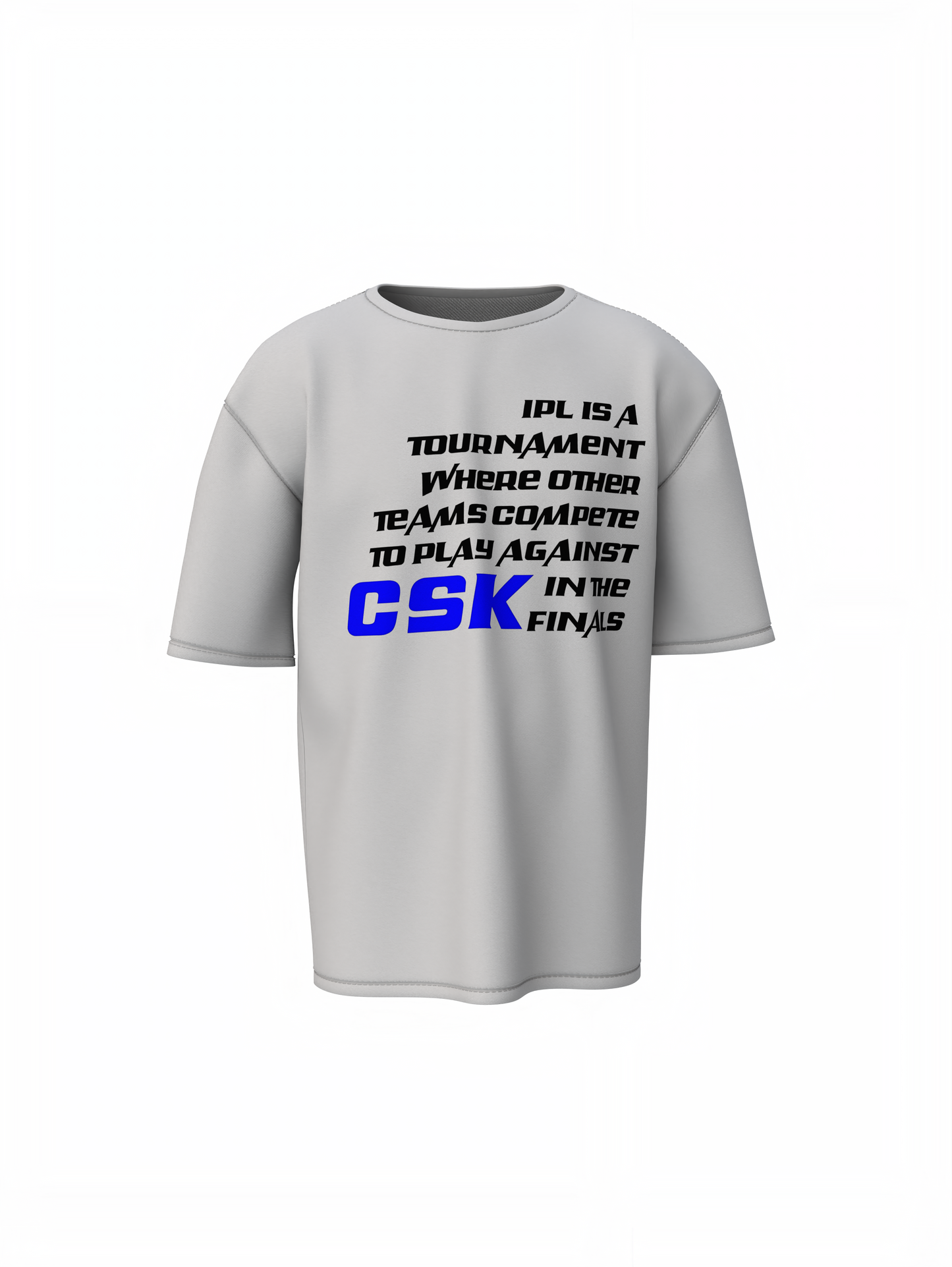 Csk Finals Oversized T-Shirts