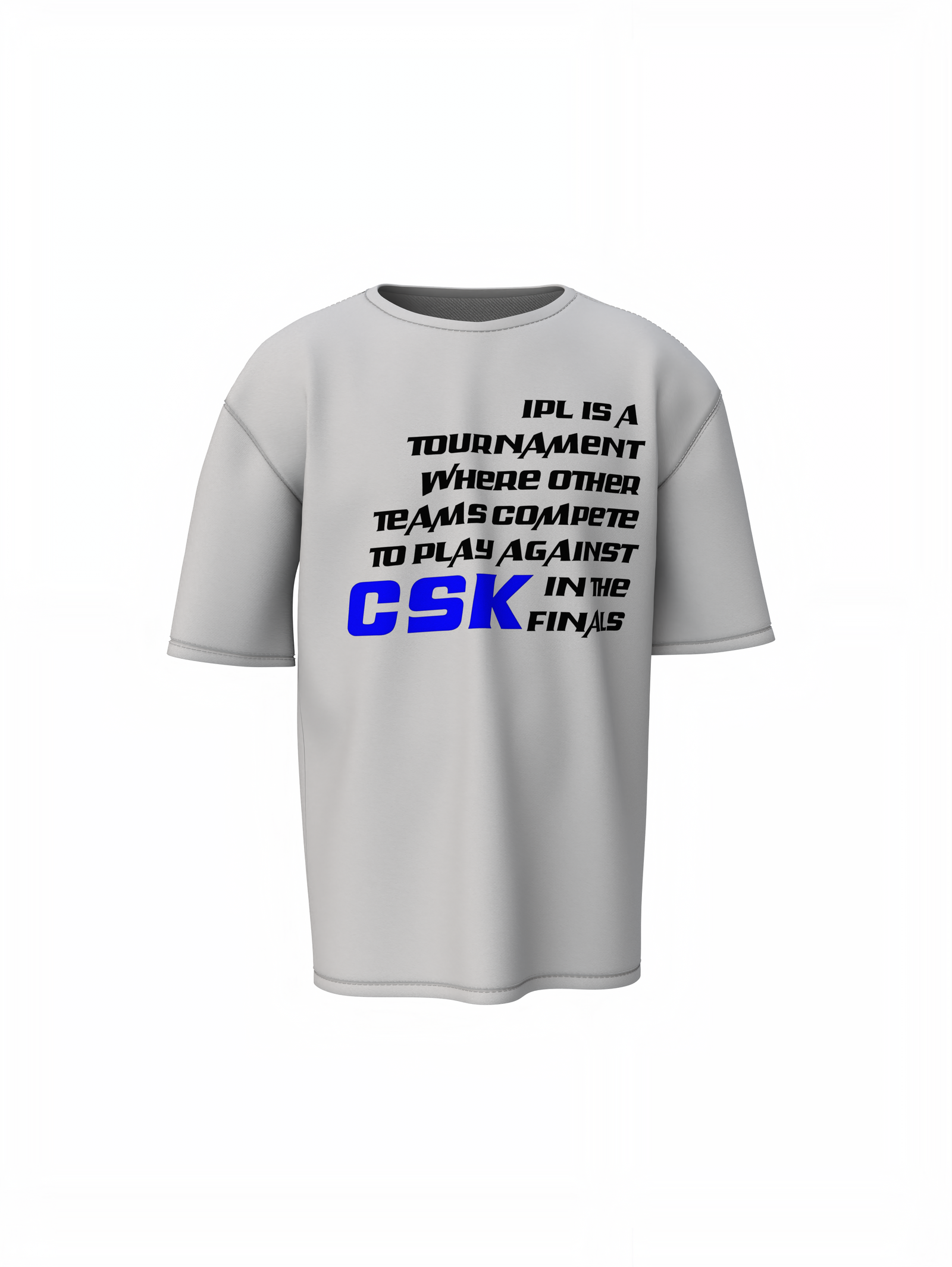 Csk Finals Oversized T-Shirts