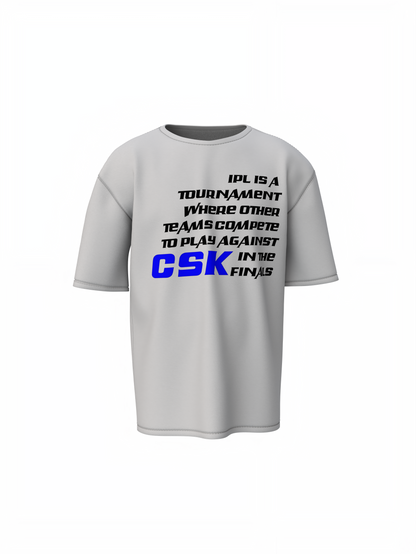 Csk Finals Oversized T-Shirts