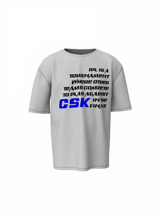 Csk Finals Oversized T-Shirts