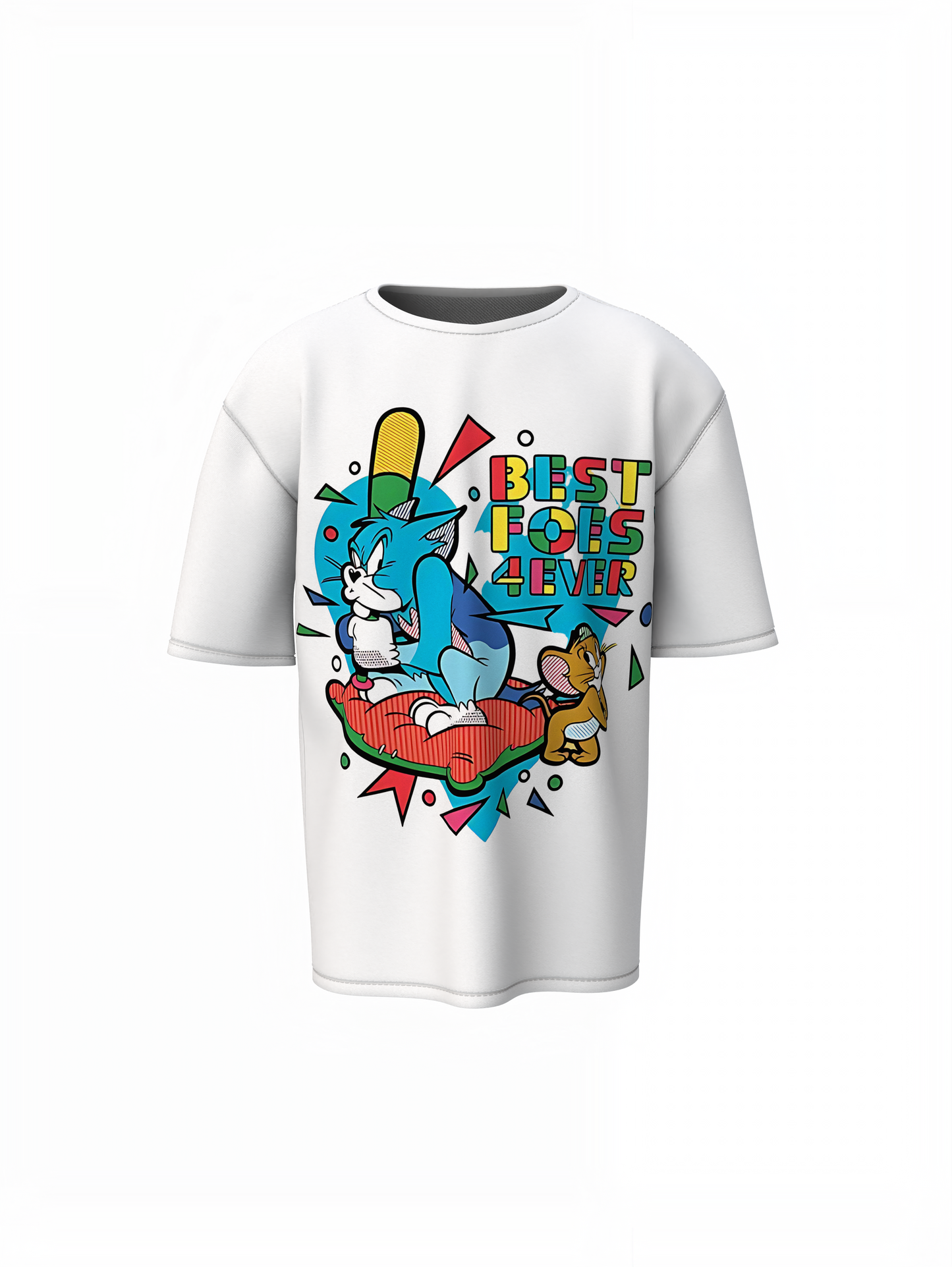 Best Forever Oversized T-Shirt Stylish Casual Graphic Tee