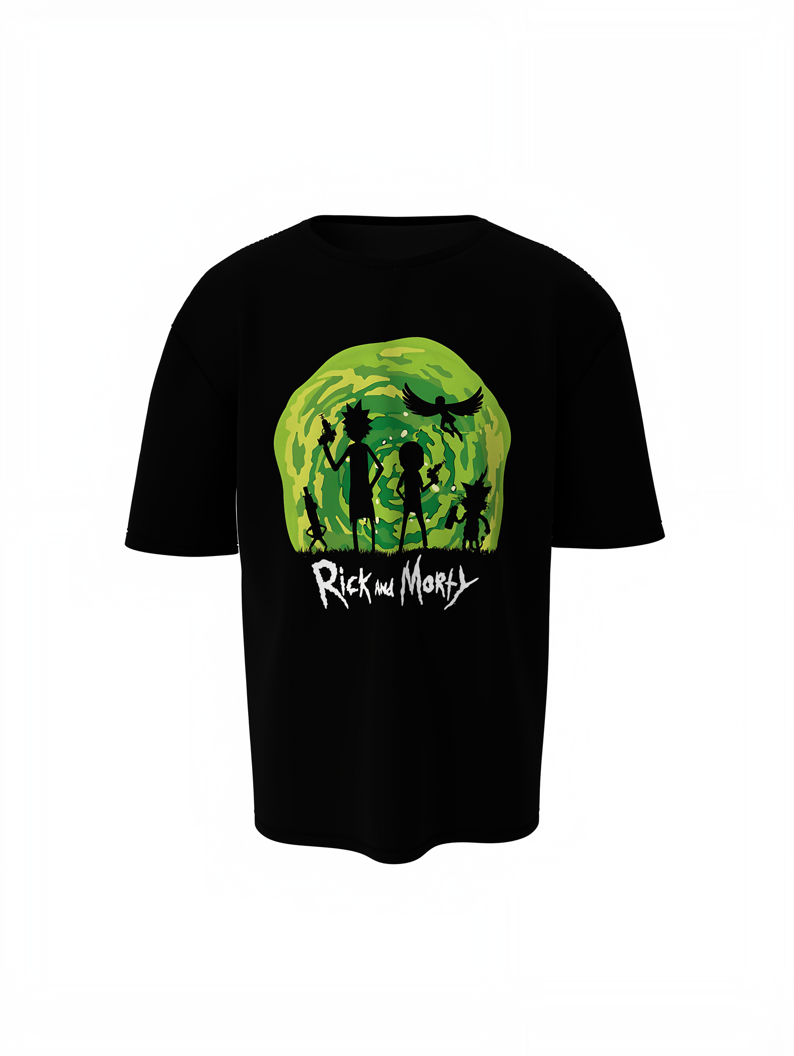 Rick Morty Team Oversized T-Shirts for Bold Streetwear