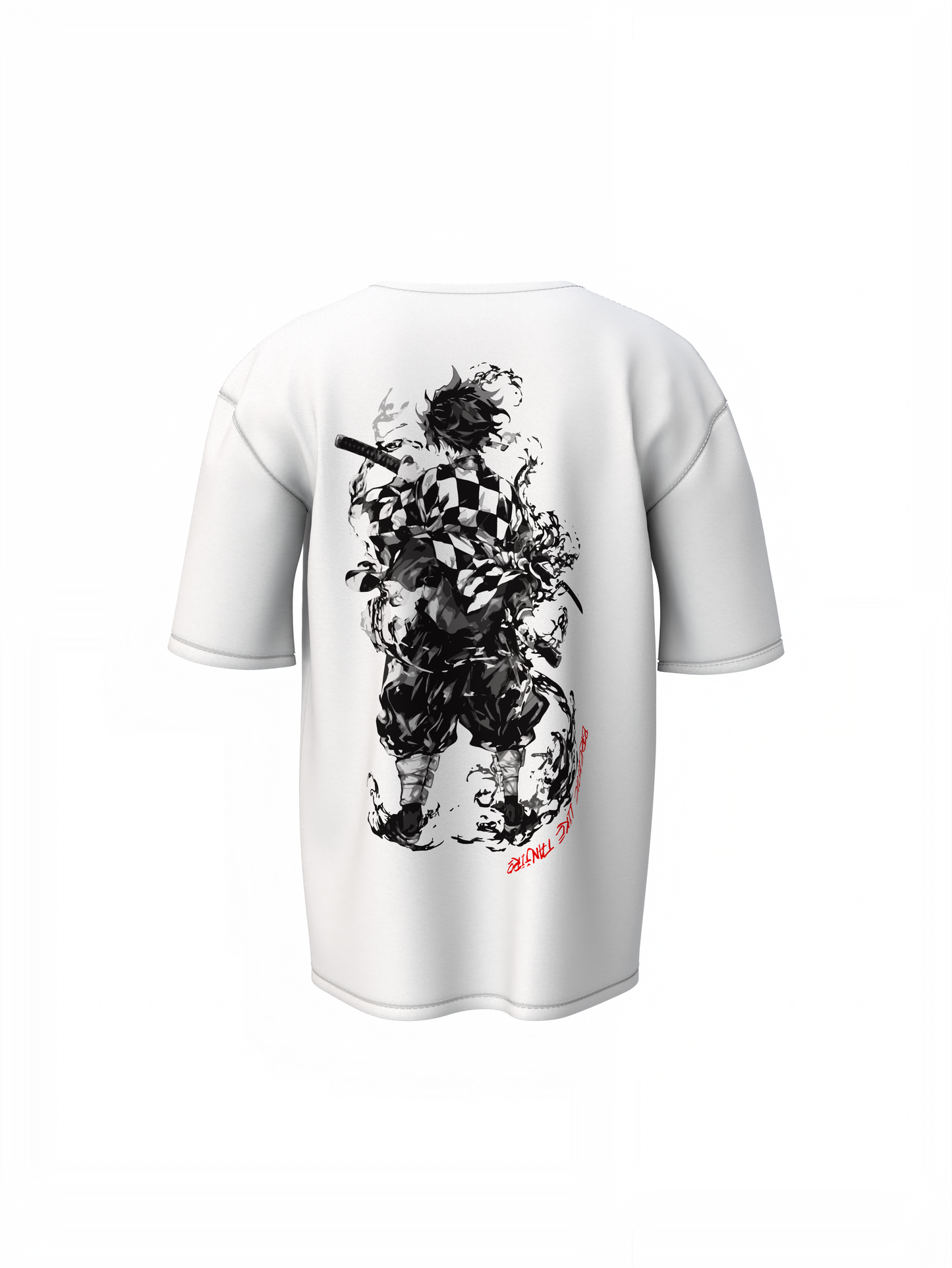 Breathe Like Tanjiro Oversized T-Shirts Demon Slayer Wear
