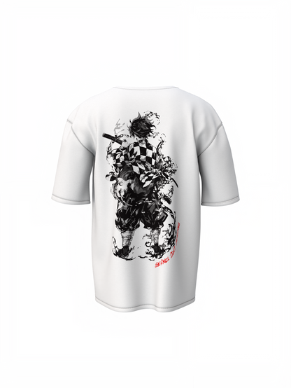 Breathe Like Tanjiro Oversized T-Shirts Demon Slayer Wear