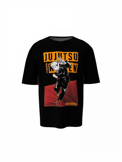 Yuji Itadori Oversized T-Shirts Anime Graphic Streetwear Look