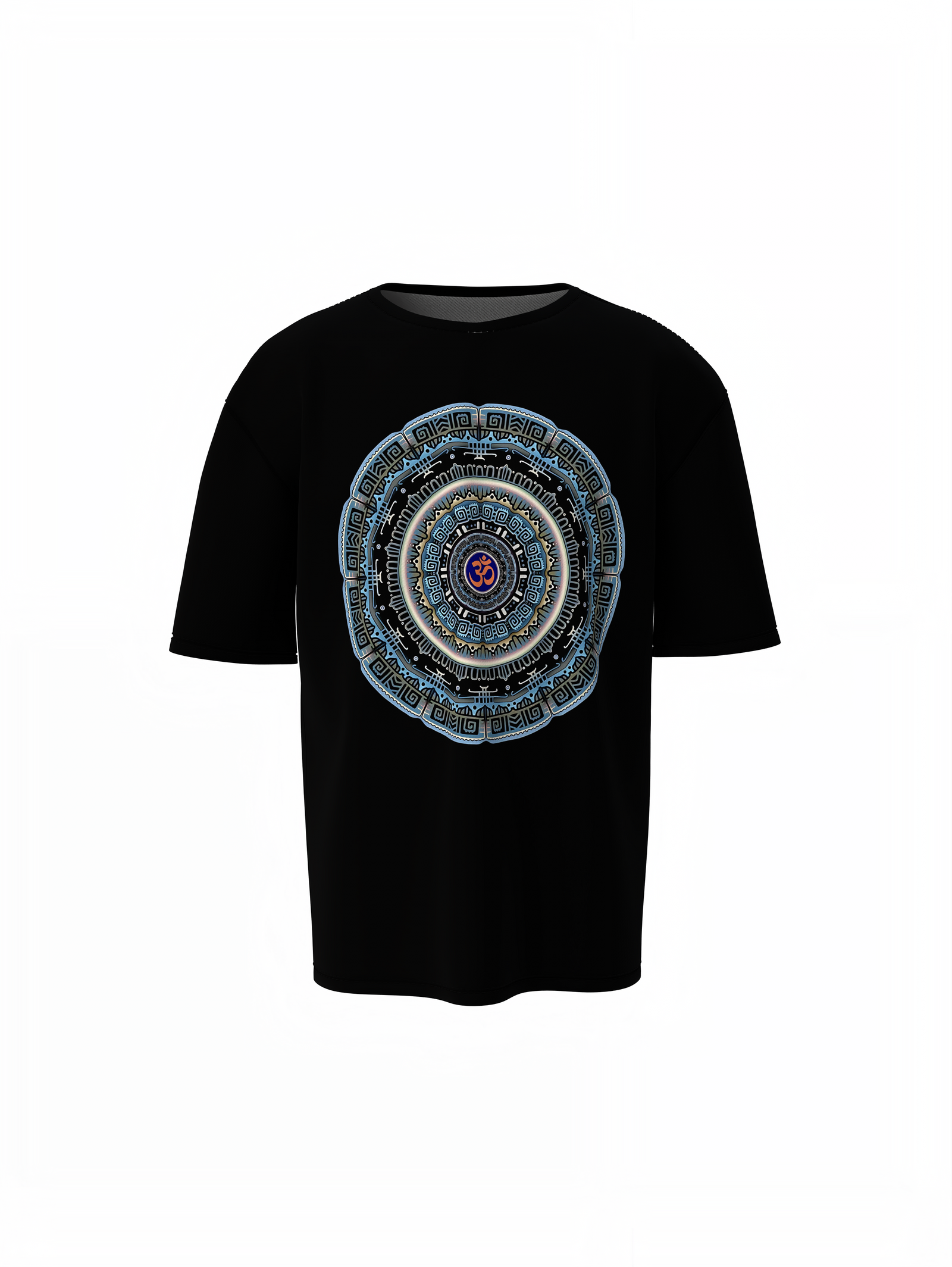 Aum Mandala  Art Oversized T-Shirts