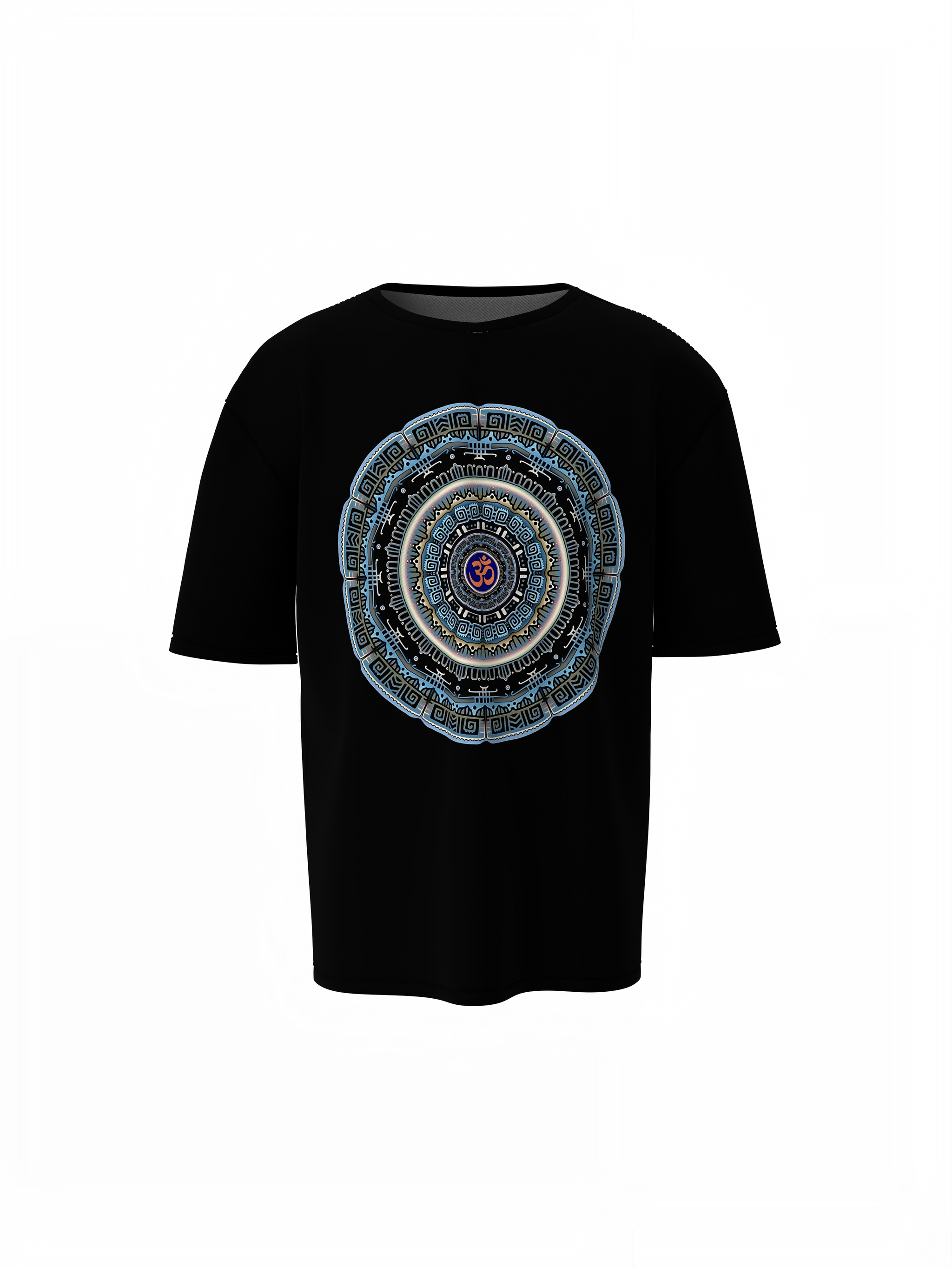 Aum Mandala  Art Oversized T-Shirts