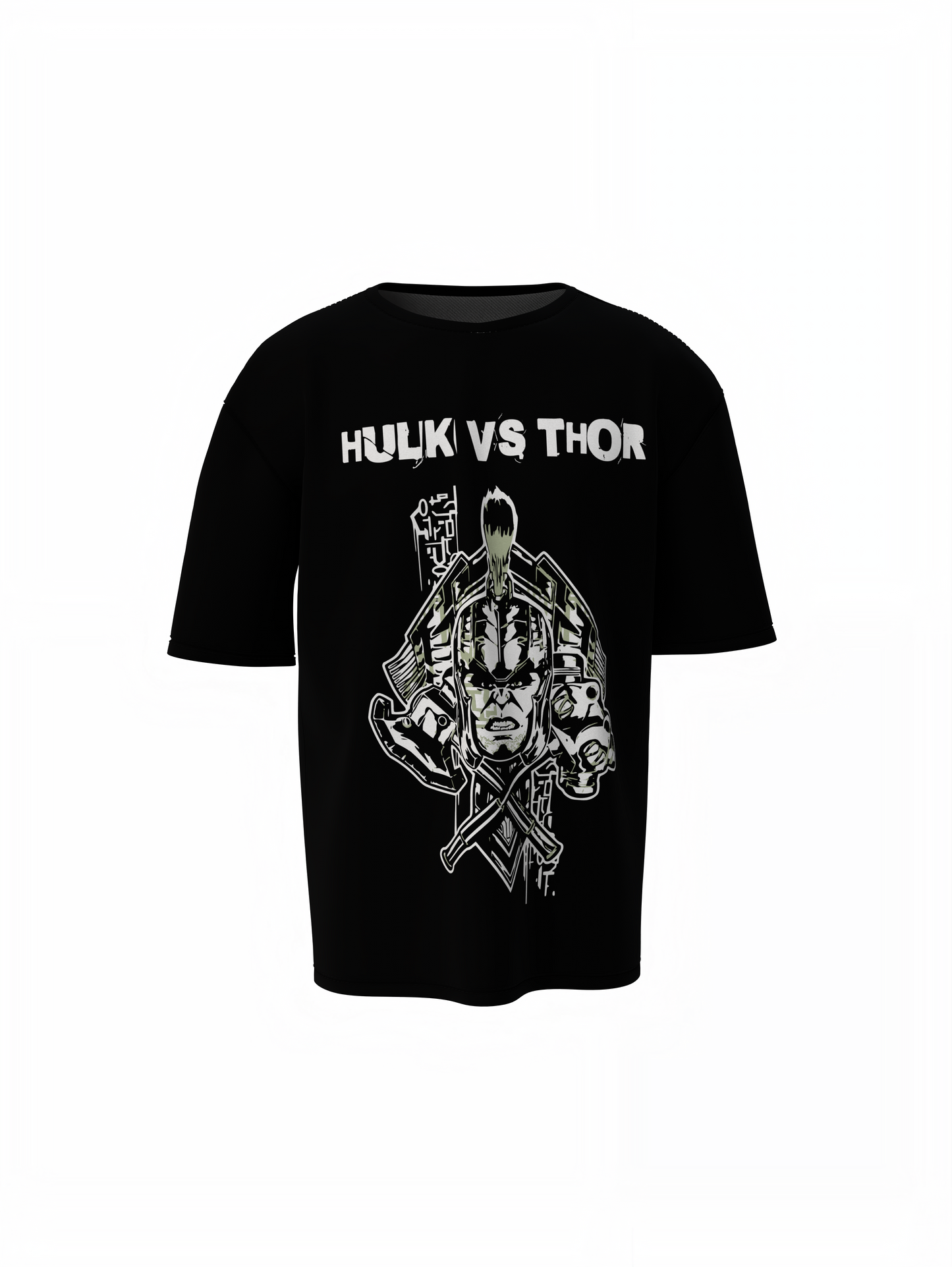 Hulk Vs Thor Oversized T-Shirts