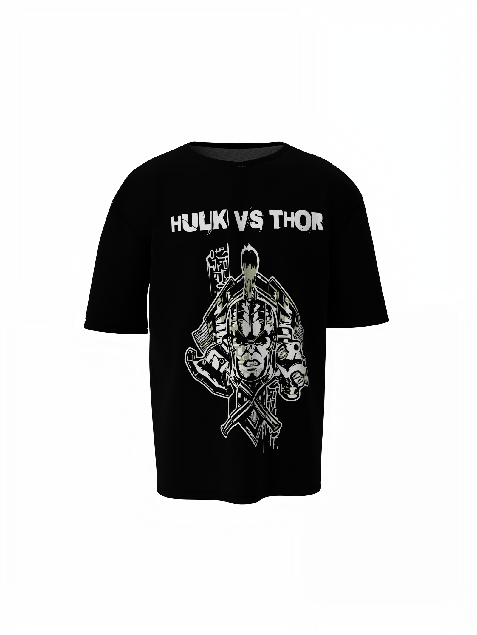 Hulk Vs Thor Oversized T-Shirts