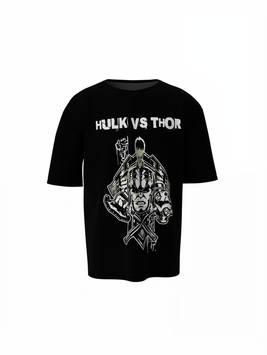 Hulk Vs Thor Oversized T-Shirts
