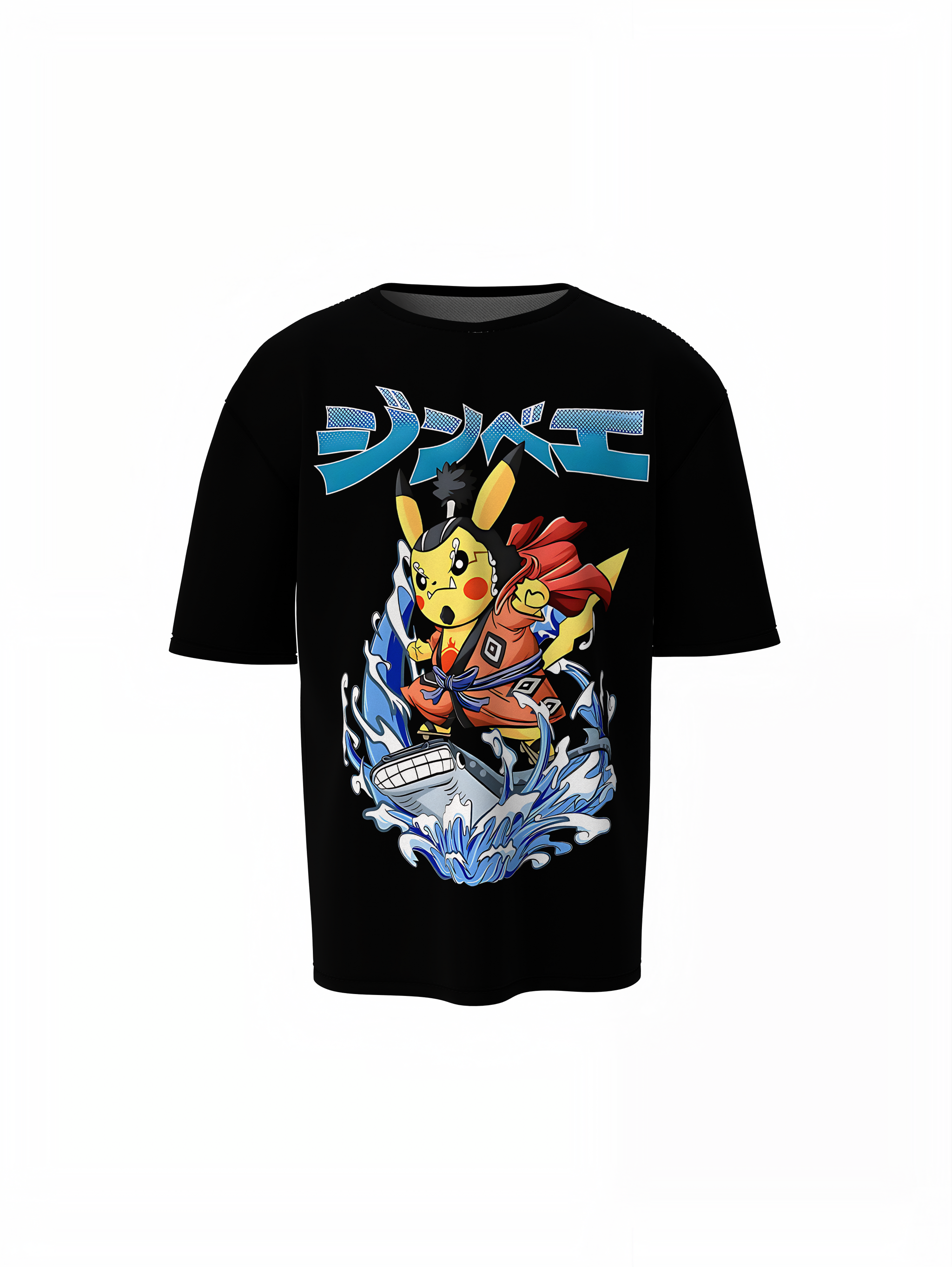 Pikachu Jinbe Oversized T-Shirts