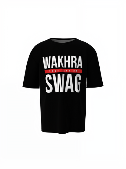 Wakhra Your Swag Oversized T-Shirts Bold Desi Streetwear
