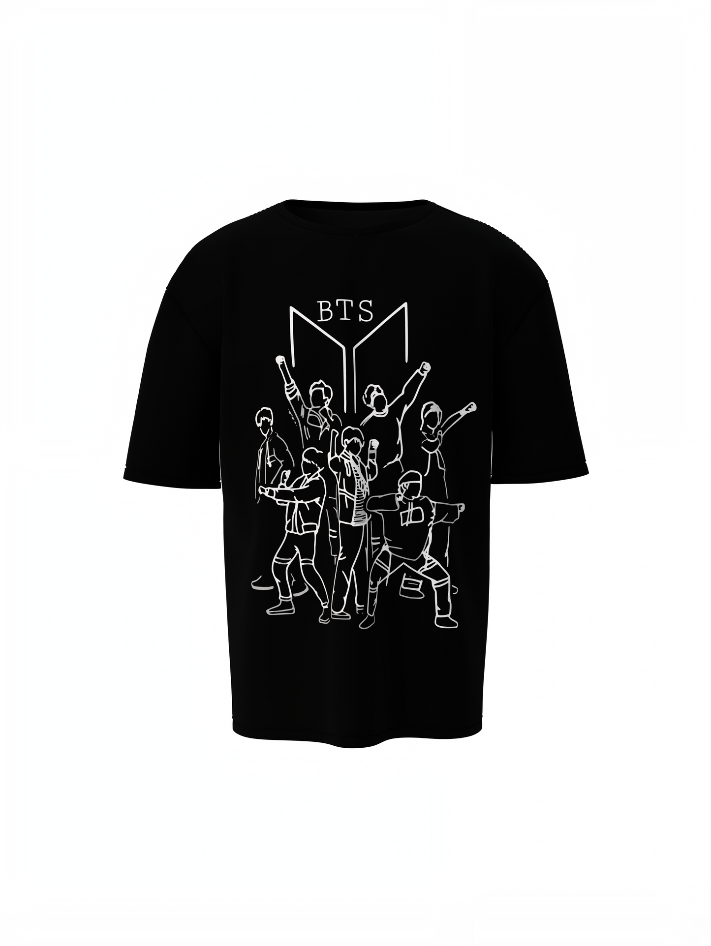 Buy BTS Members Oversized T-Shirt – Celebrate All Seven Legends Buy BTS Members Oversized T-Shirt – Celebrate All Seven Legends