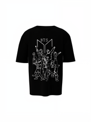 BTS Members Oversized T-Shirt
