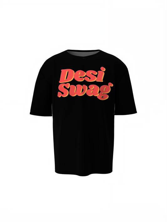 Desi Swag Oversized T-Shirt Trendy Streetwear for Bold Style.