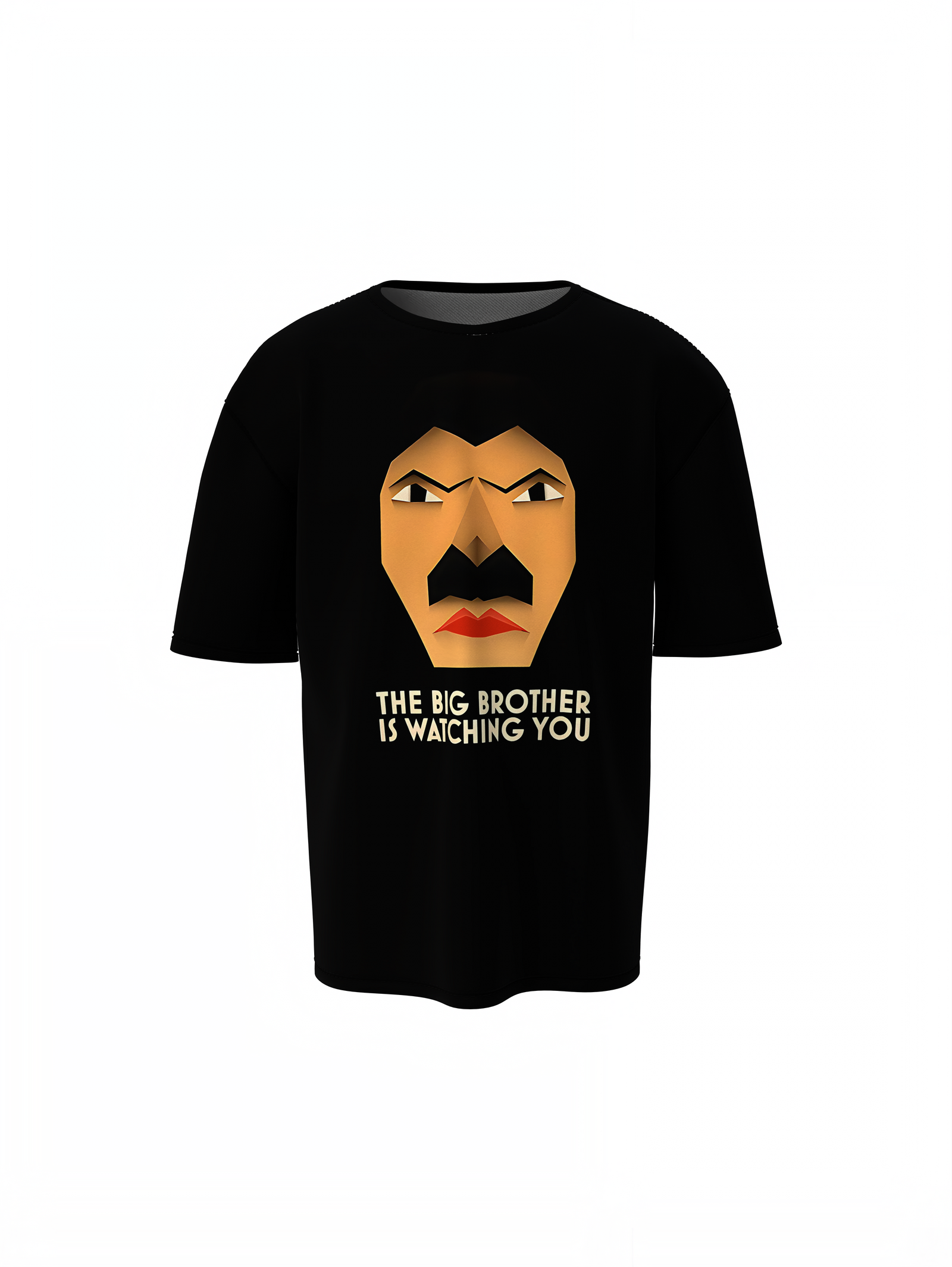 Brother Watching You Oversized T-Shirts Fun Family Streetwear