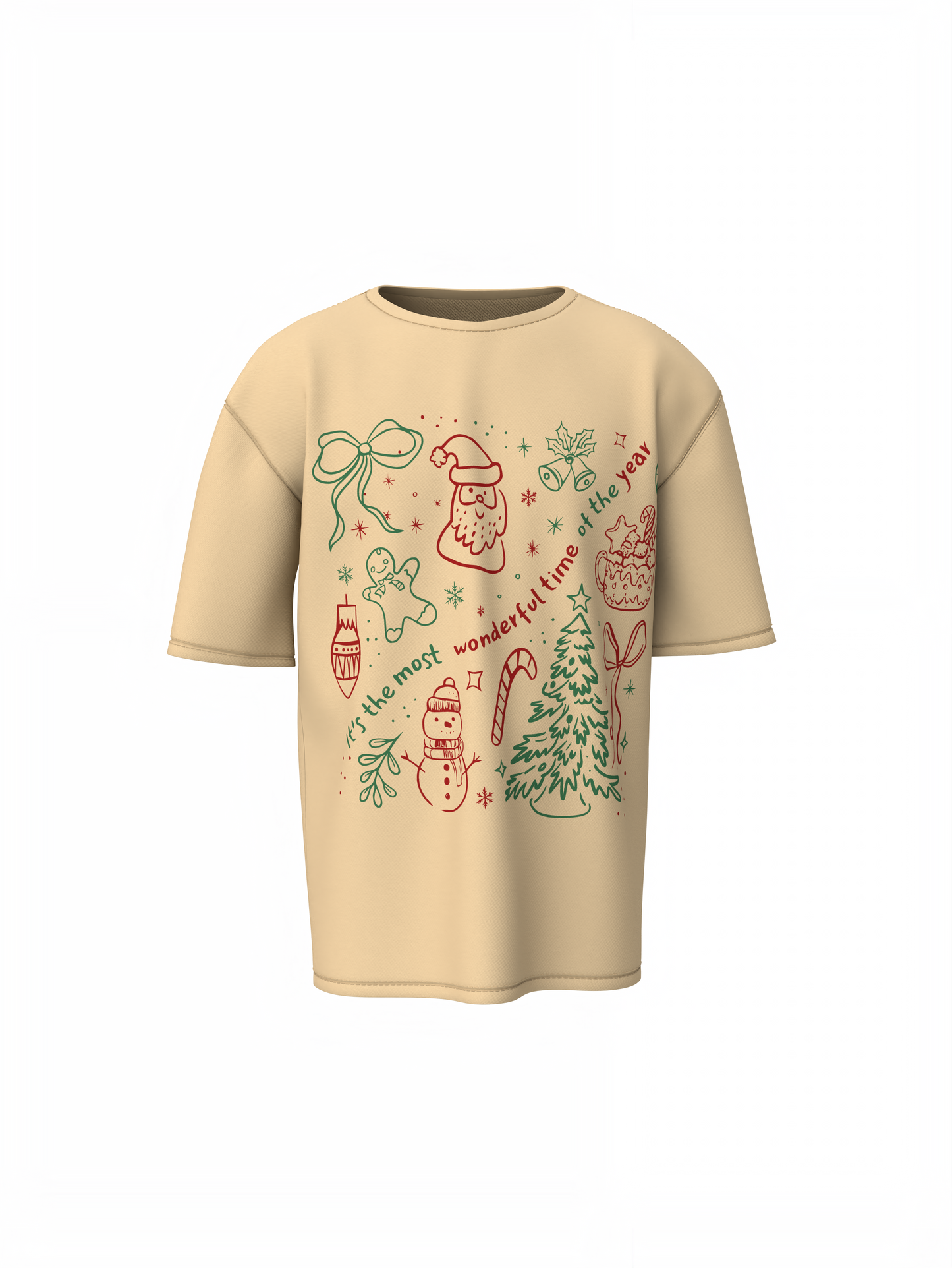 Wonderful Time Oversized T-Shirt for Relaxed Daily Fashion