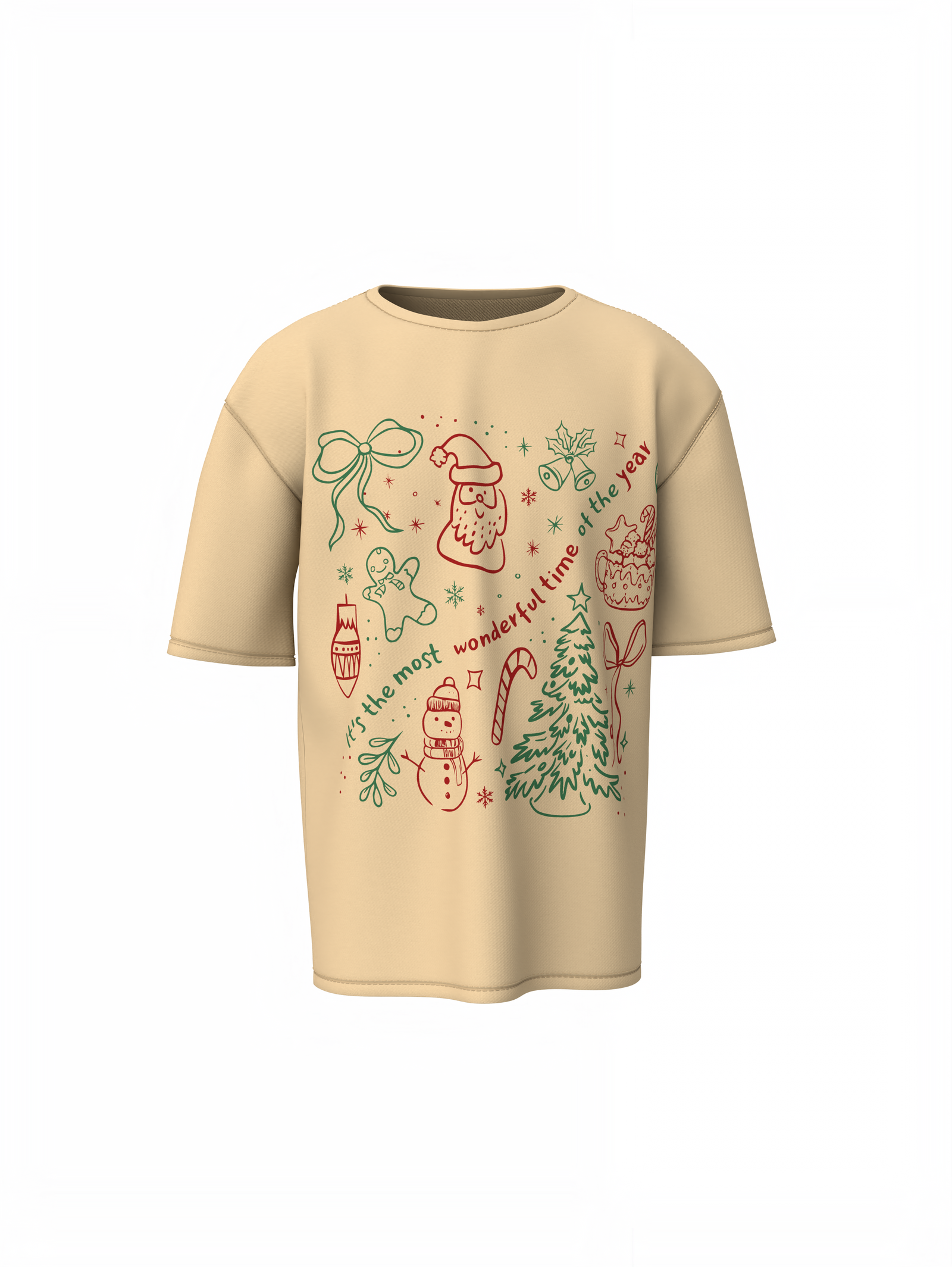 Wonderful Time Oversized T-Shirt for Relaxed Daily Fashion
