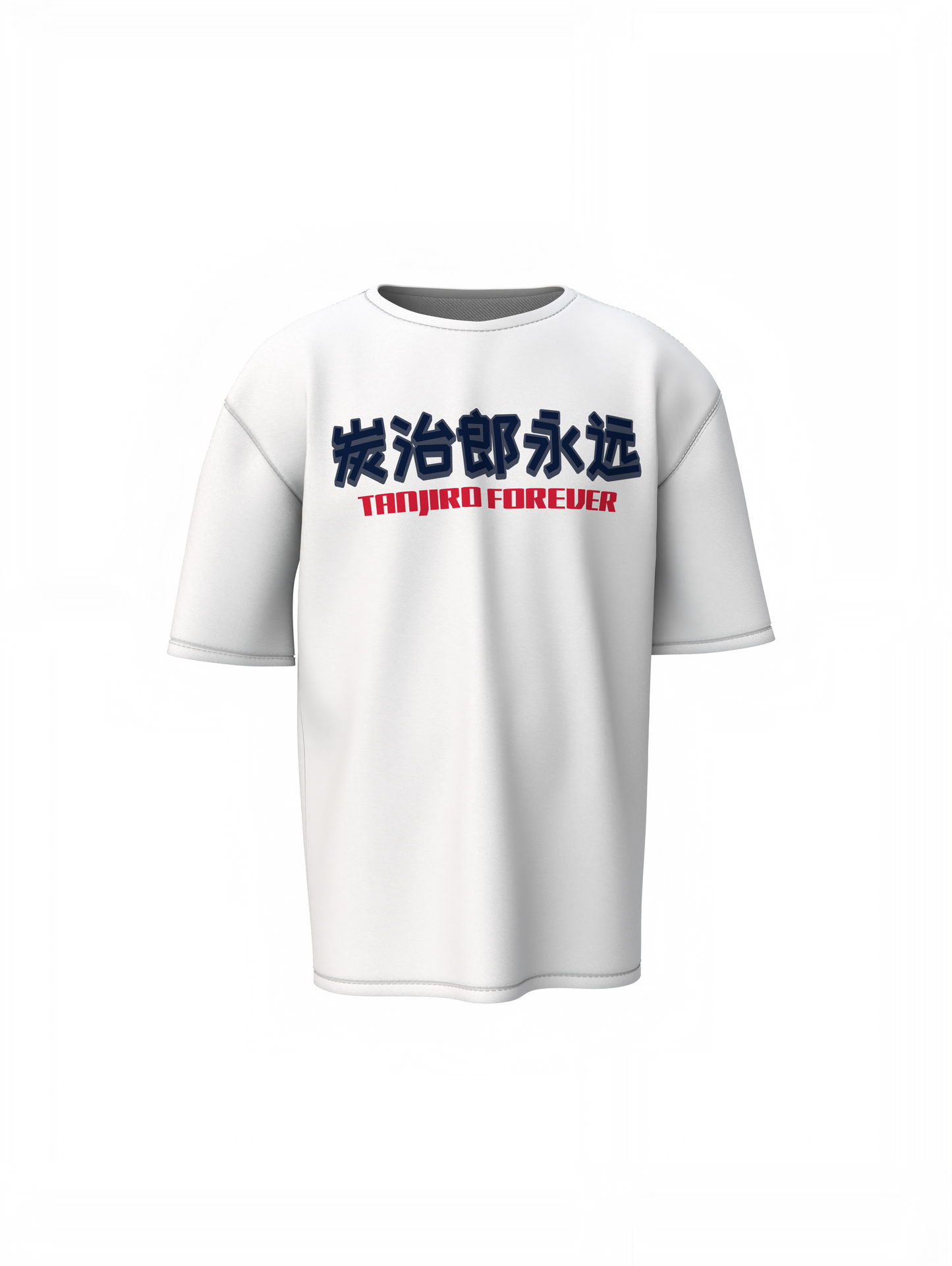 Tanjiro Forever Oversized T-Shirts Anime Streetwear Designs