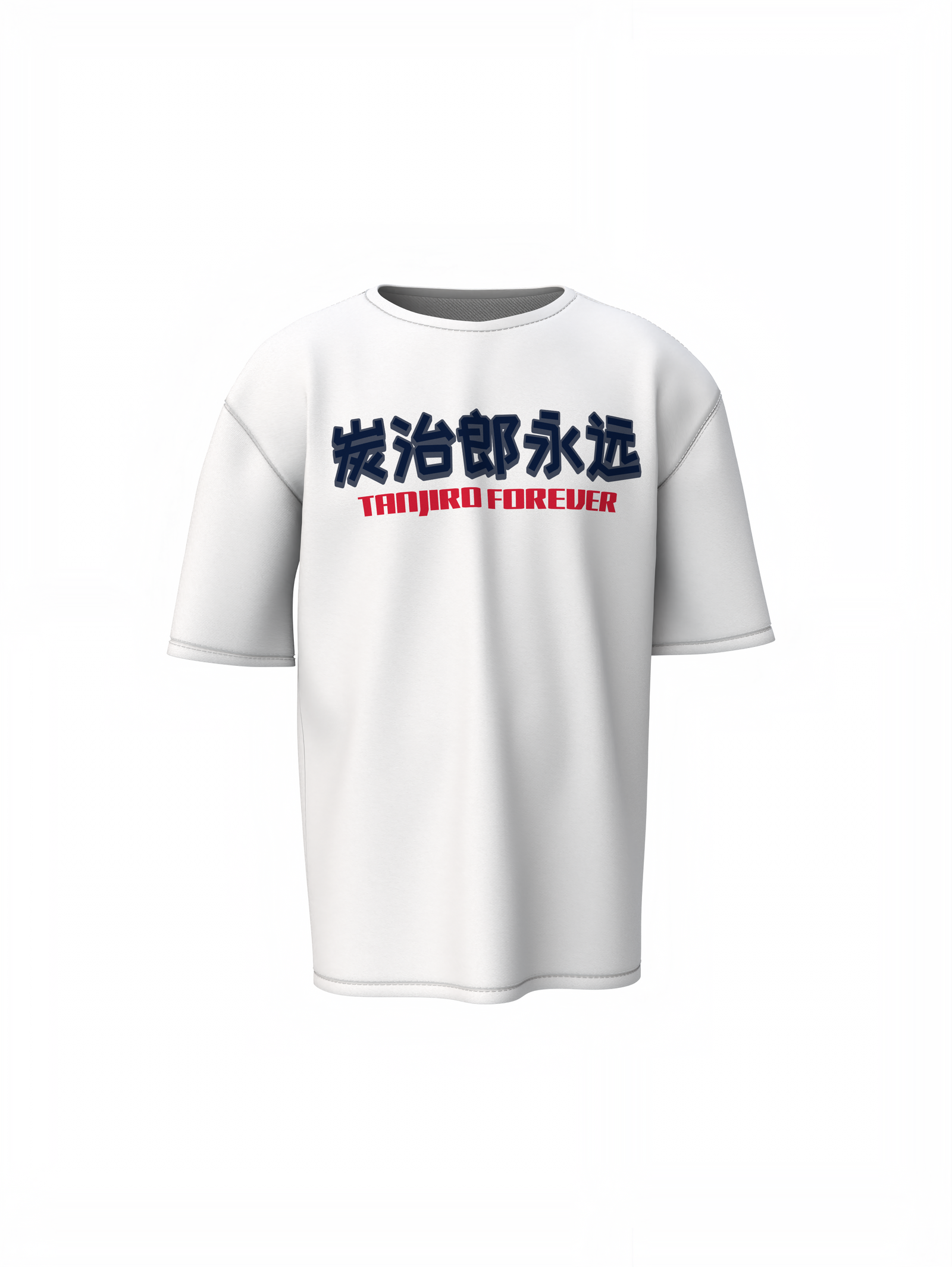 Tanjiro Forever Oversized T-Shirts Anime Streetwear Designs