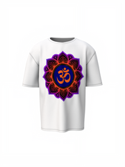 Mandala Om Oversized T-Shirts