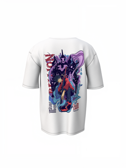 E Rank Hunter Oversized T-Shirts Trendy Anime Casual Wear