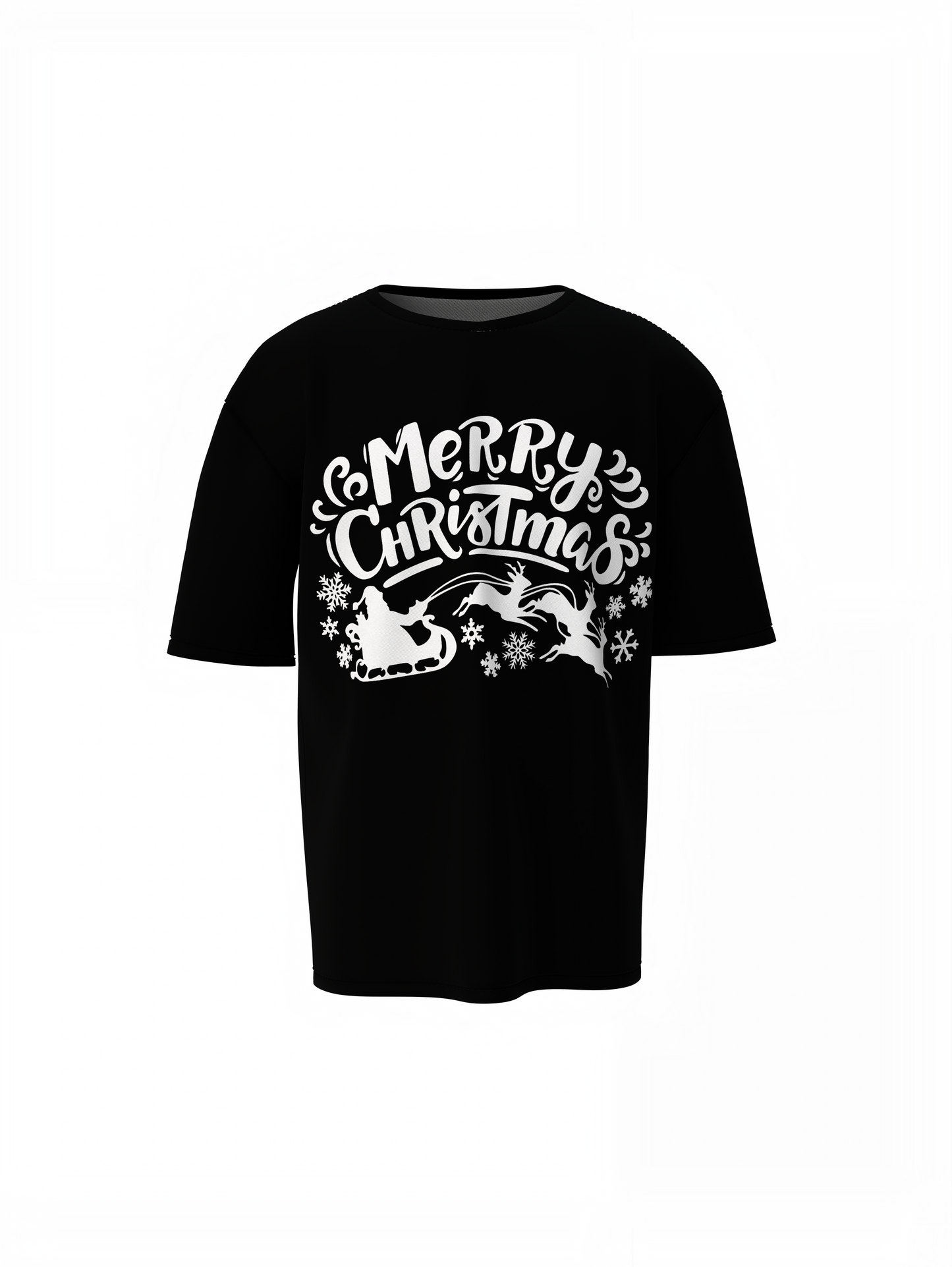 Christmas Oversized T-Shirts, Festive Streetwear Style
