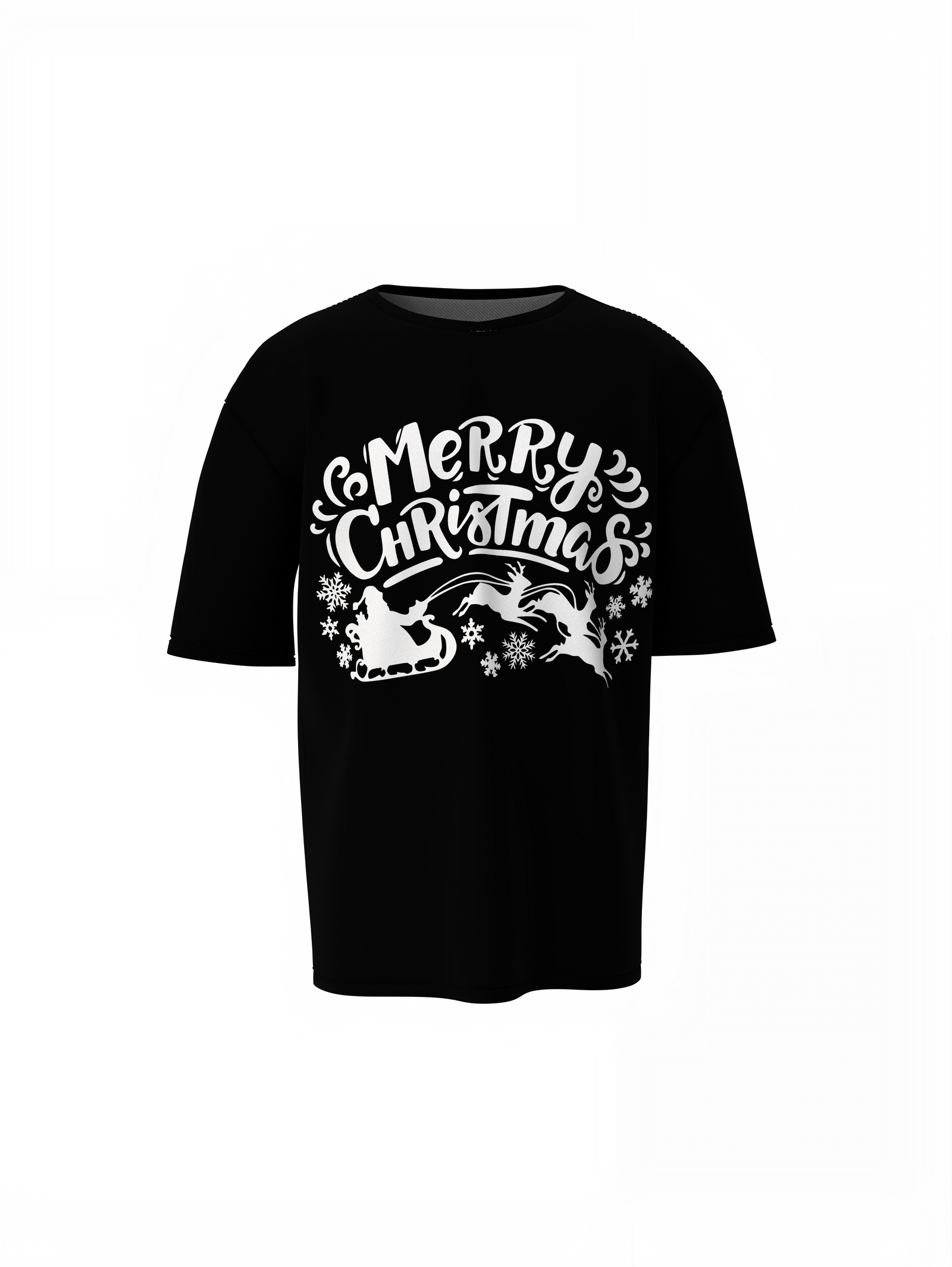 Christmas Oversized T-Shirts, Festive Streetwear Style