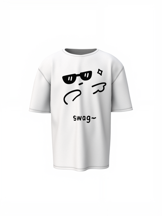 Dab Swag Oversized T-Shirts Fun Trendy Streetwear Style