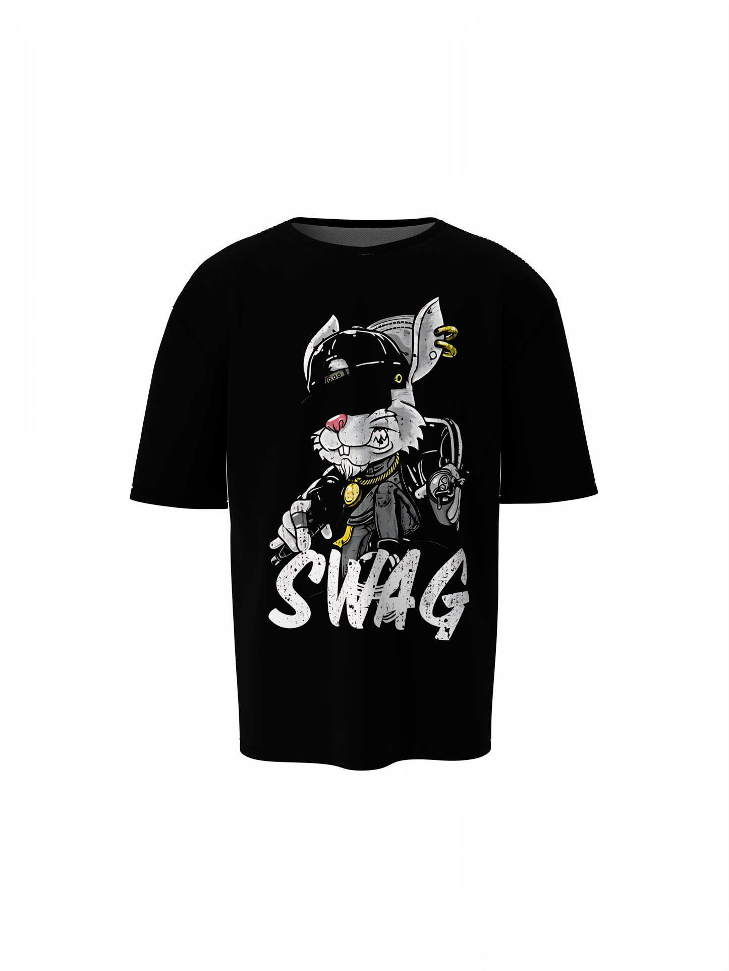Bunny Swag Oversized T-Shirts | Trendy Streetwear Style