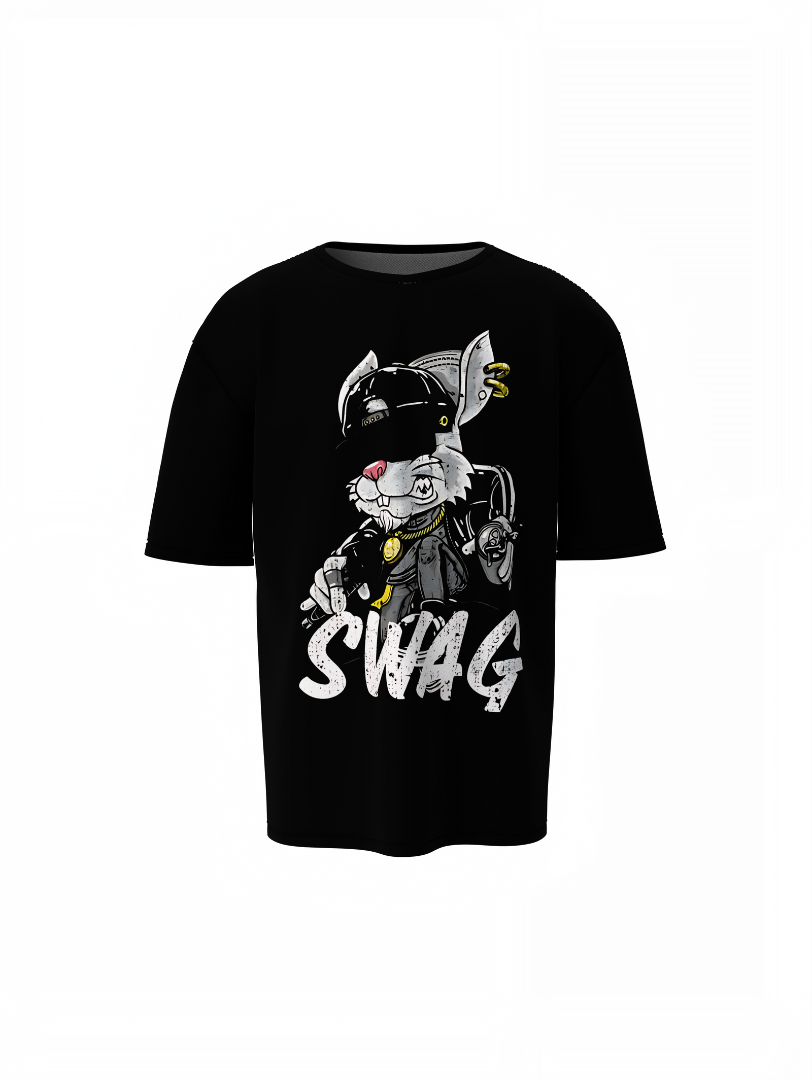 Bunny Swag Oversized T-Shirts | Trendy Streetwear Style